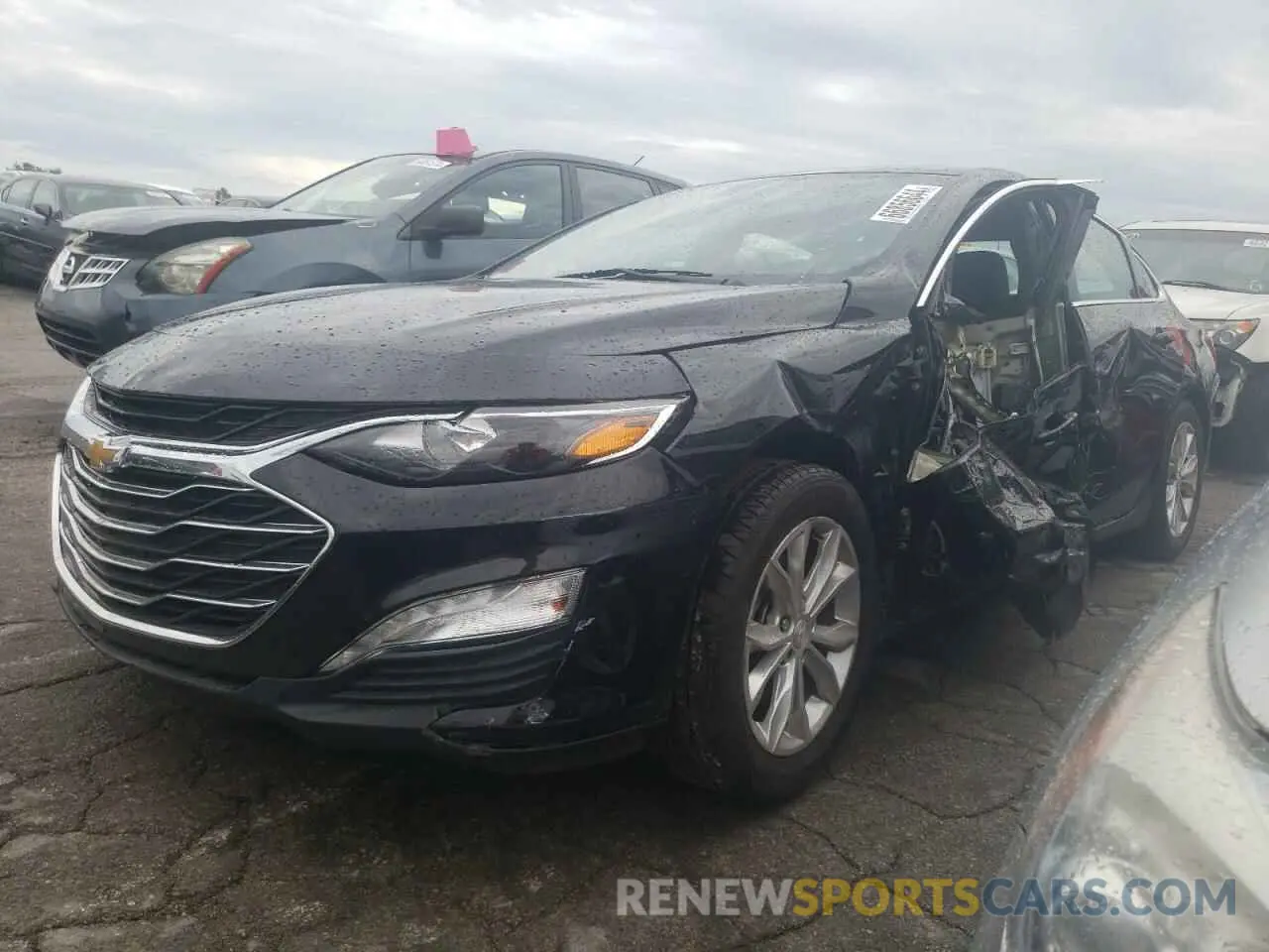 1 Photograph of a damaged car 1G1ZD5ST6MF002105 CHEVROLET MALIBU 2021