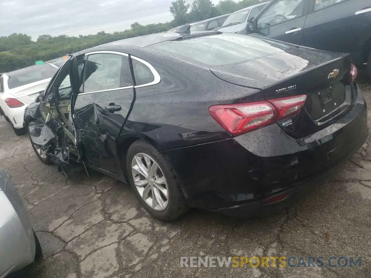 2 Photograph of a damaged car 1G1ZD5ST6MF002105 CHEVROLET MALIBU 2021
