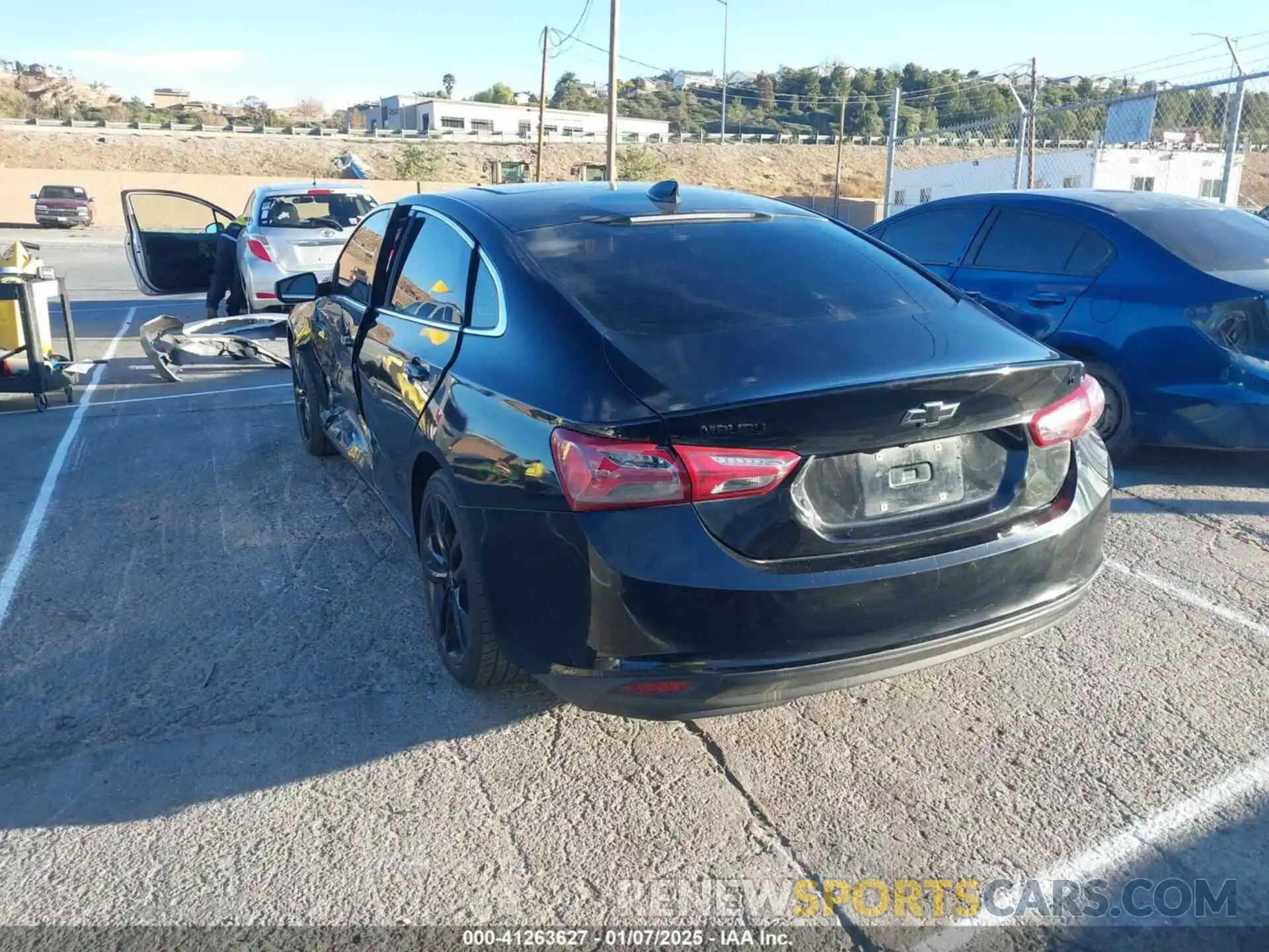 3 Photograph of a damaged car 1G1ZD5ST6MF026033 CHEVROLET MALIBU 2021