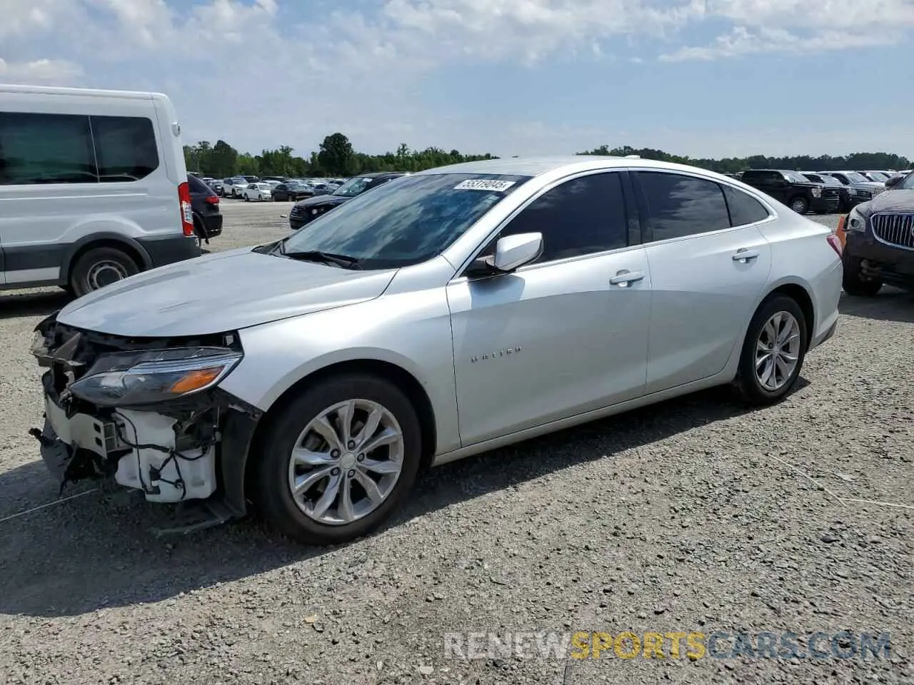 1 Photograph of a damaged car 1G1ZD5ST6MF027313 CHEVROLET MALIBU 2021