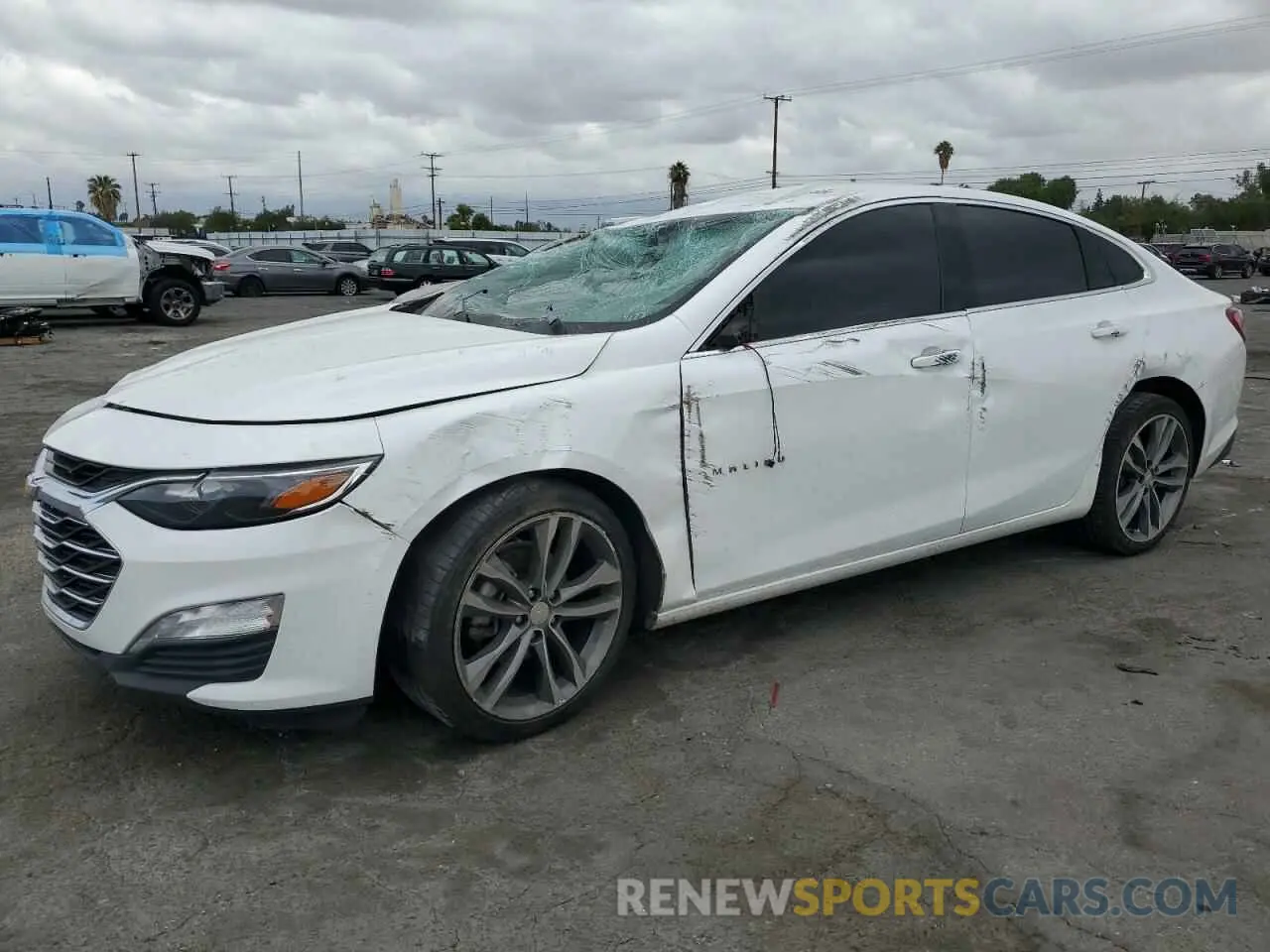1 Photograph of a damaged car 1G1ZD5ST6MF030275 CHEVROLET MALIBU 2021
