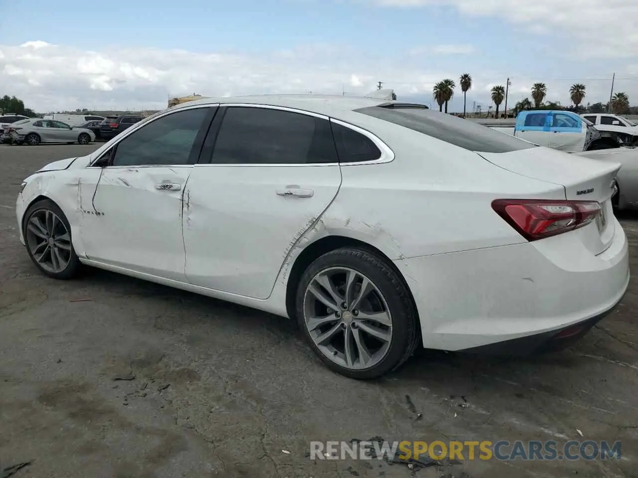 2 Photograph of a damaged car 1G1ZD5ST6MF030275 CHEVROLET MALIBU 2021