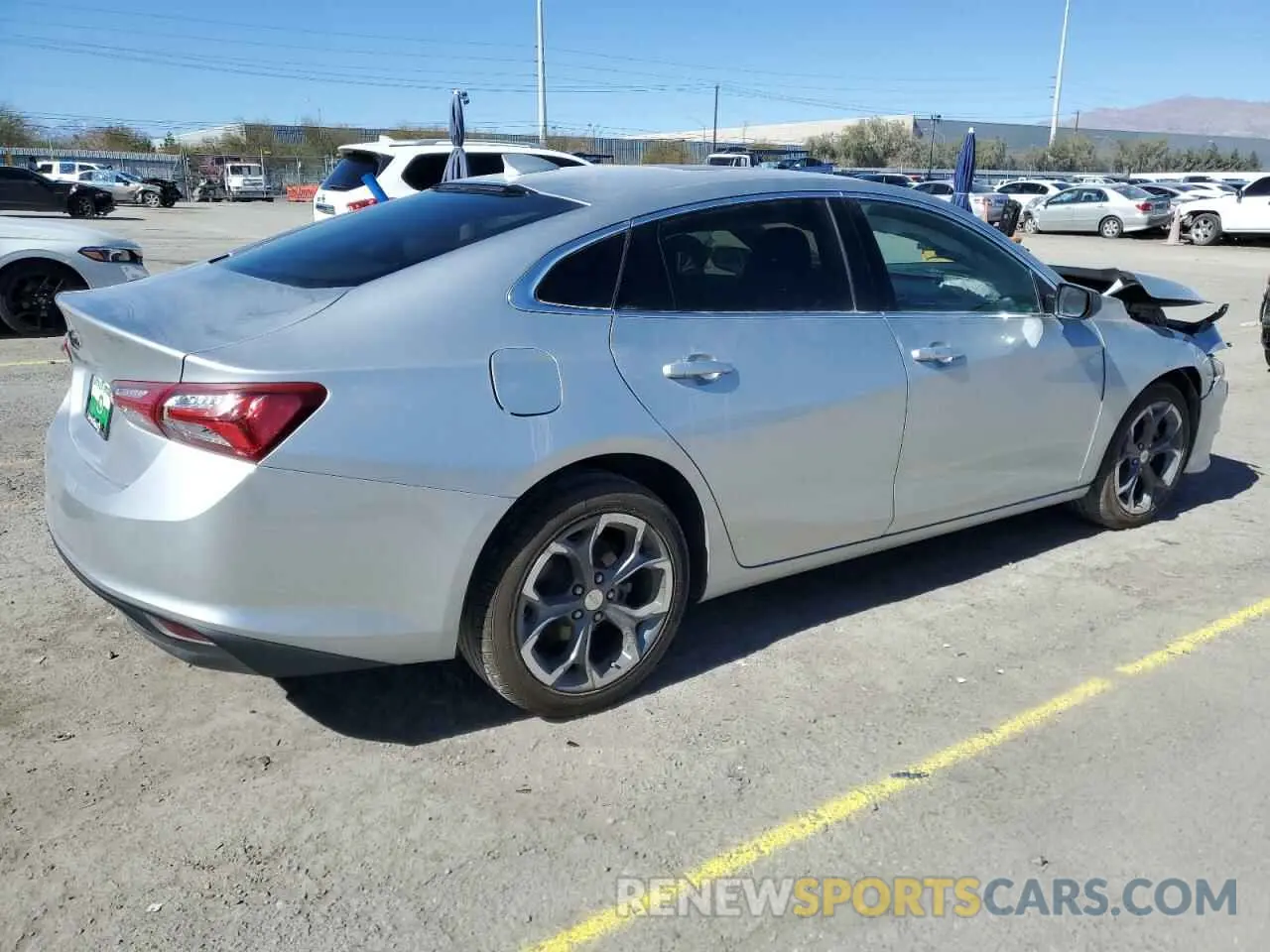 3 Photograph of a damaged car 1G1ZD5ST6MF030289 CHEVROLET MALIBU 2021