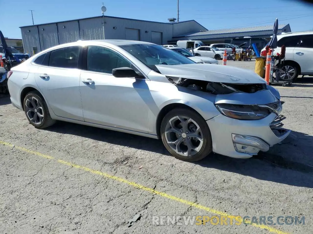 4 Photograph of a damaged car 1G1ZD5ST6MF030289 CHEVROLET MALIBU 2021