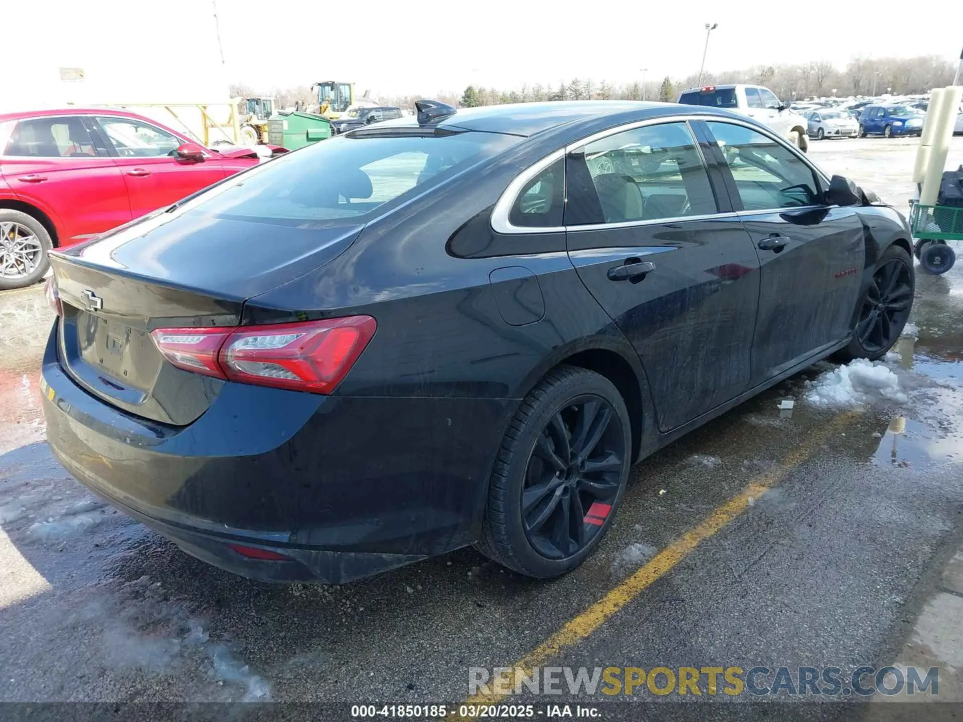 4 Photograph of a damaged car 1G1ZD5ST6MF048422 CHEVROLET MALIBU 2021