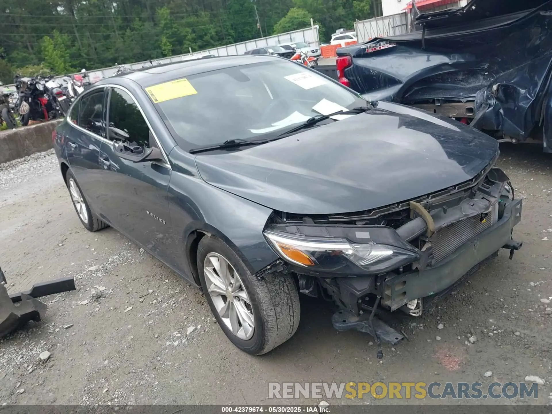 1 Photograph of a damaged car 1G1ZD5ST6MF063258 CHEVROLET MALIBU 2021
