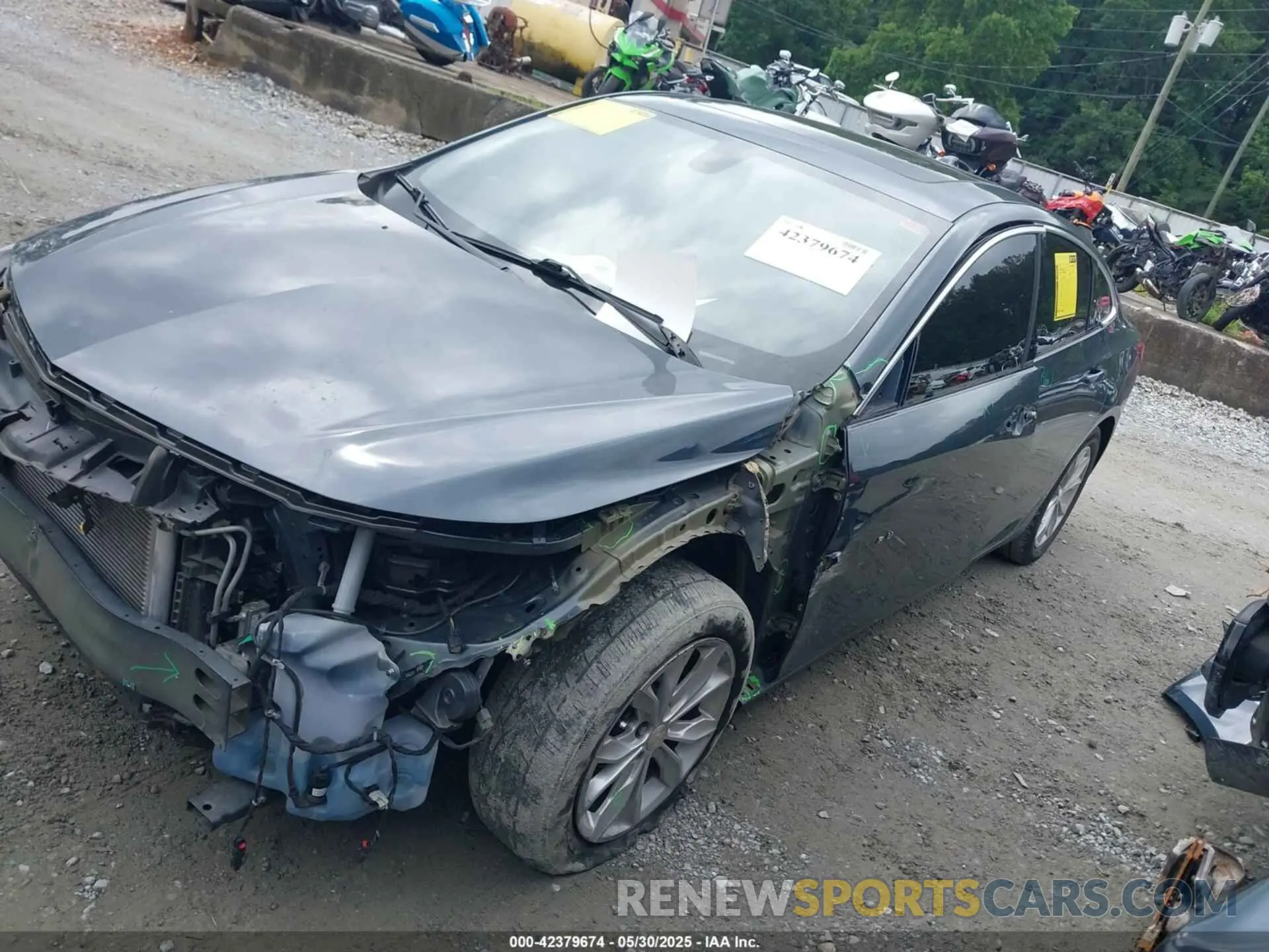 2 Photograph of a damaged car 1G1ZD5ST6MF063258 CHEVROLET MALIBU 2021