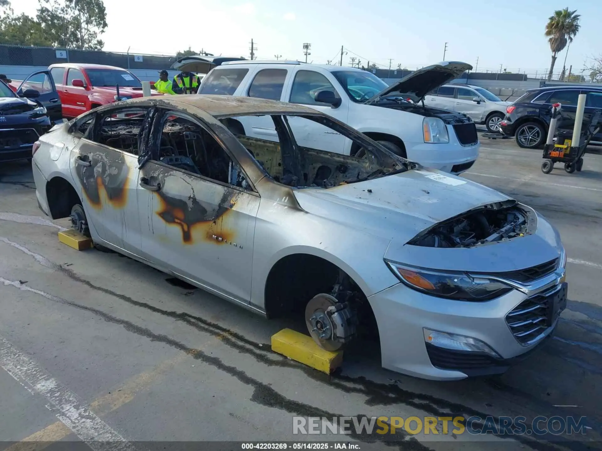 1 Photograph of a damaged car 1G1ZD5ST6MF069979 CHEVROLET MALIBU 2021