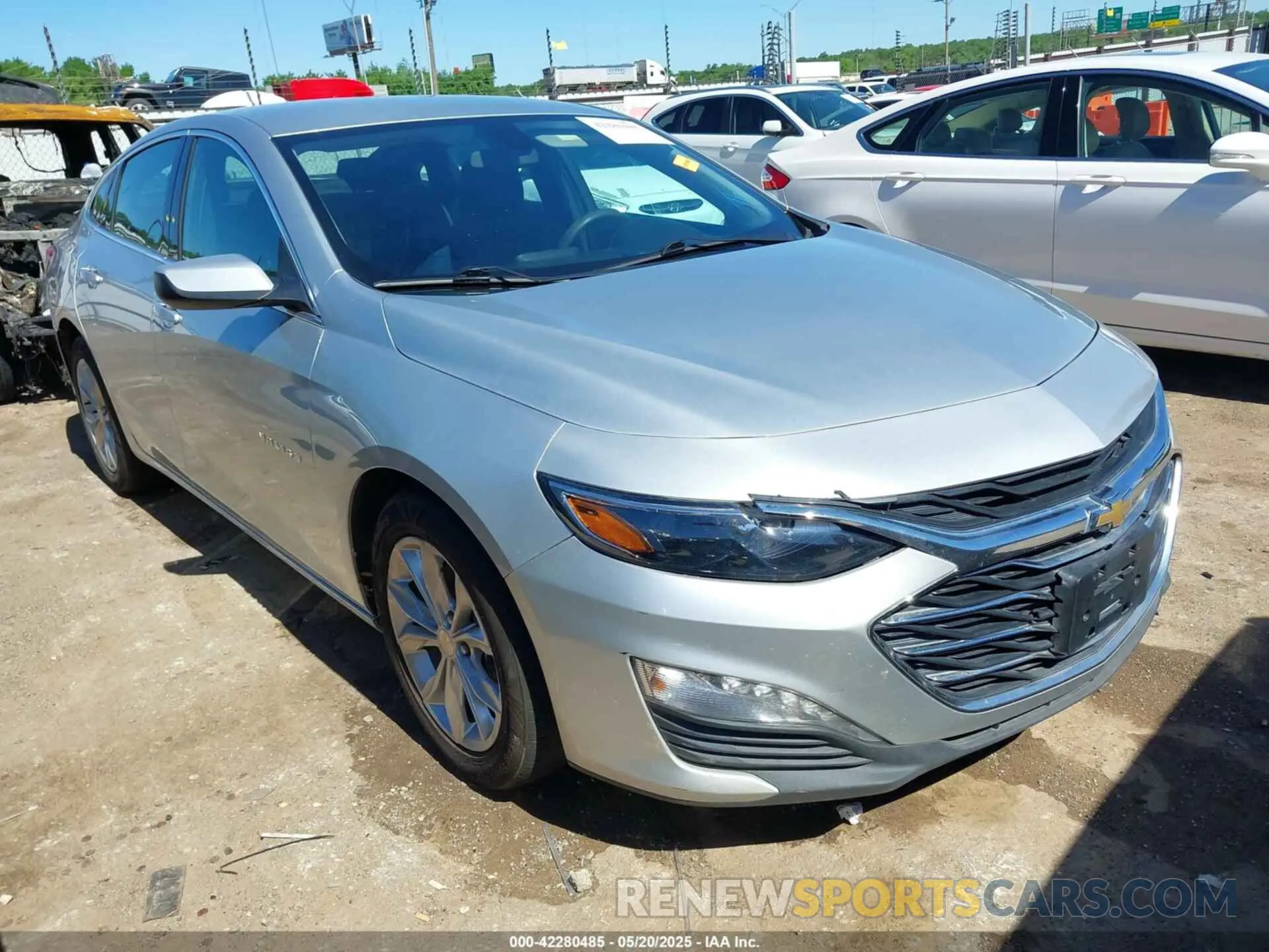 1 Photograph of a damaged car 1G1ZD5ST6MF070551 CHEVROLET MALIBU 2021
