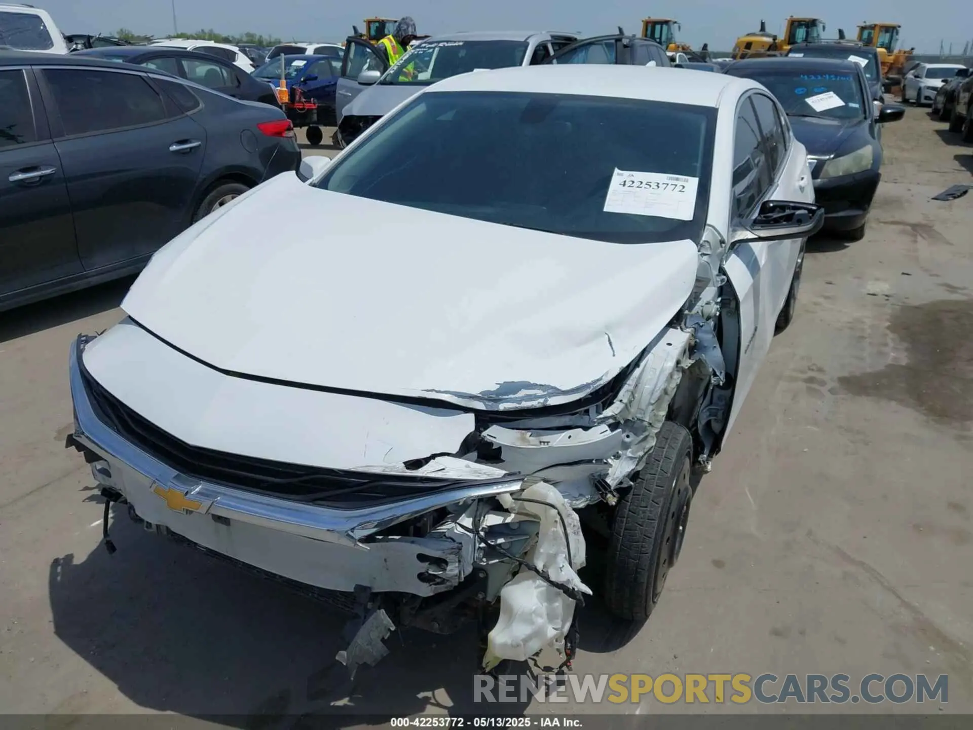 2 Photograph of a damaged car 1G1ZD5ST6MF077774 CHEVROLET MALIBU 2021