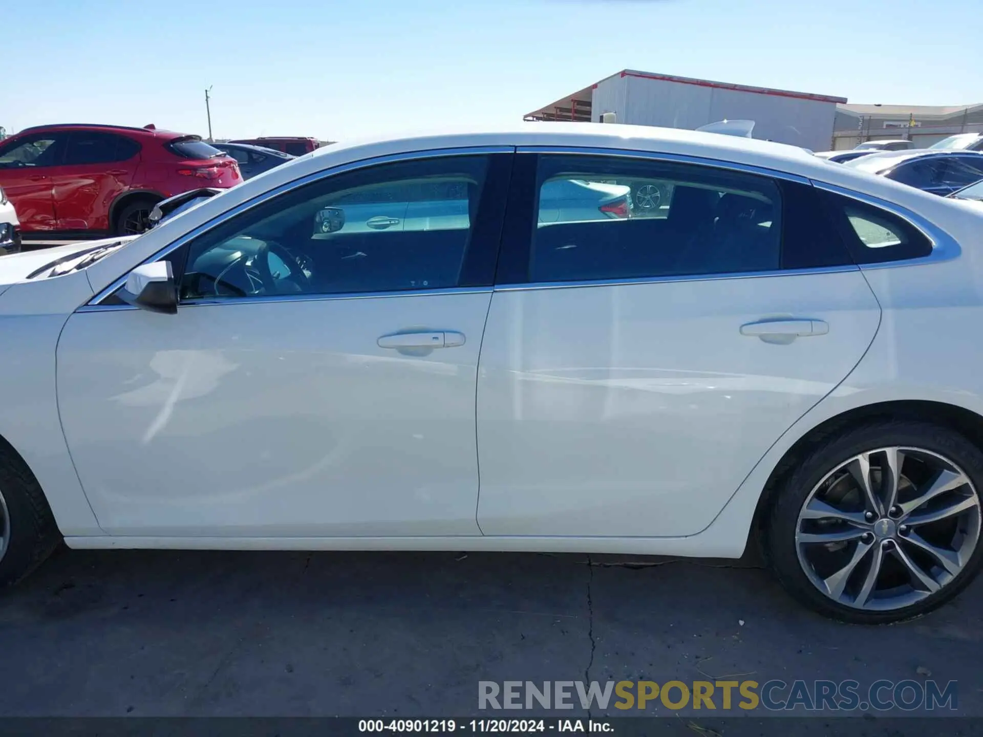 14 Photograph of a damaged car 1G1ZD5ST7MF003098 CHEVROLET MALIBU 2021