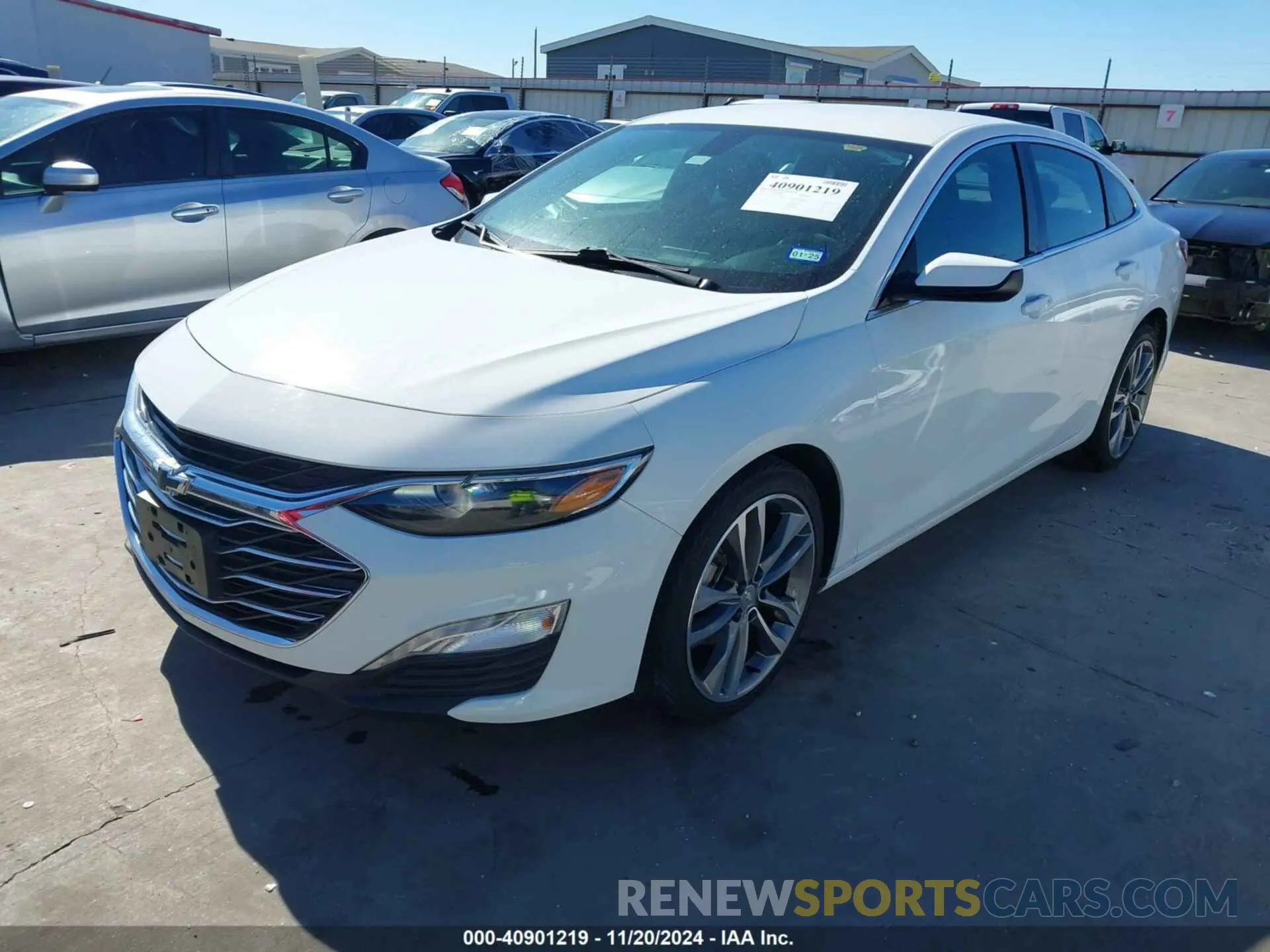 2 Photograph of a damaged car 1G1ZD5ST7MF003098 CHEVROLET MALIBU 2021