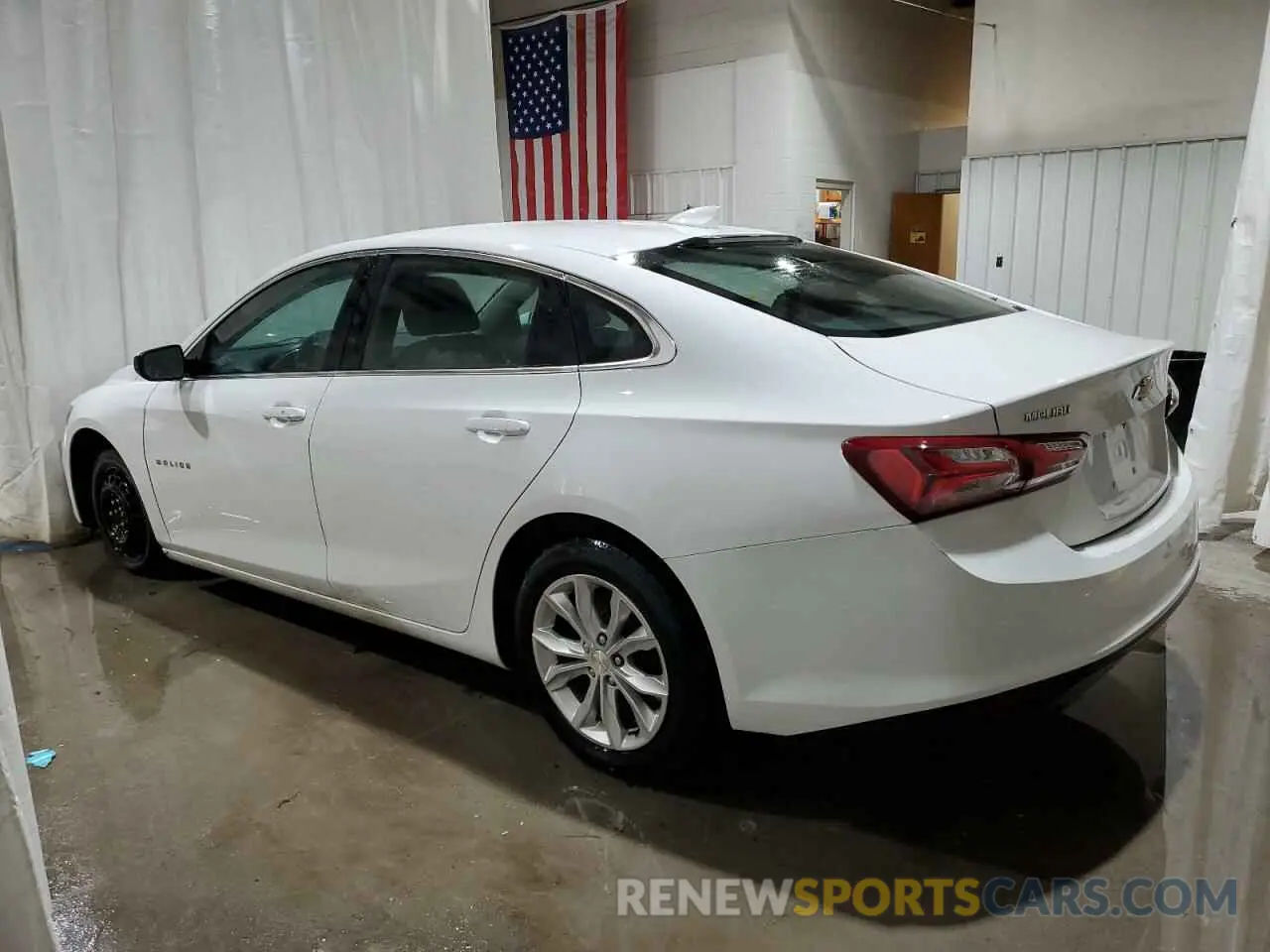 2 Photograph of a damaged car 1G1ZD5ST7MF006714 CHEVROLET MALIBU 2021