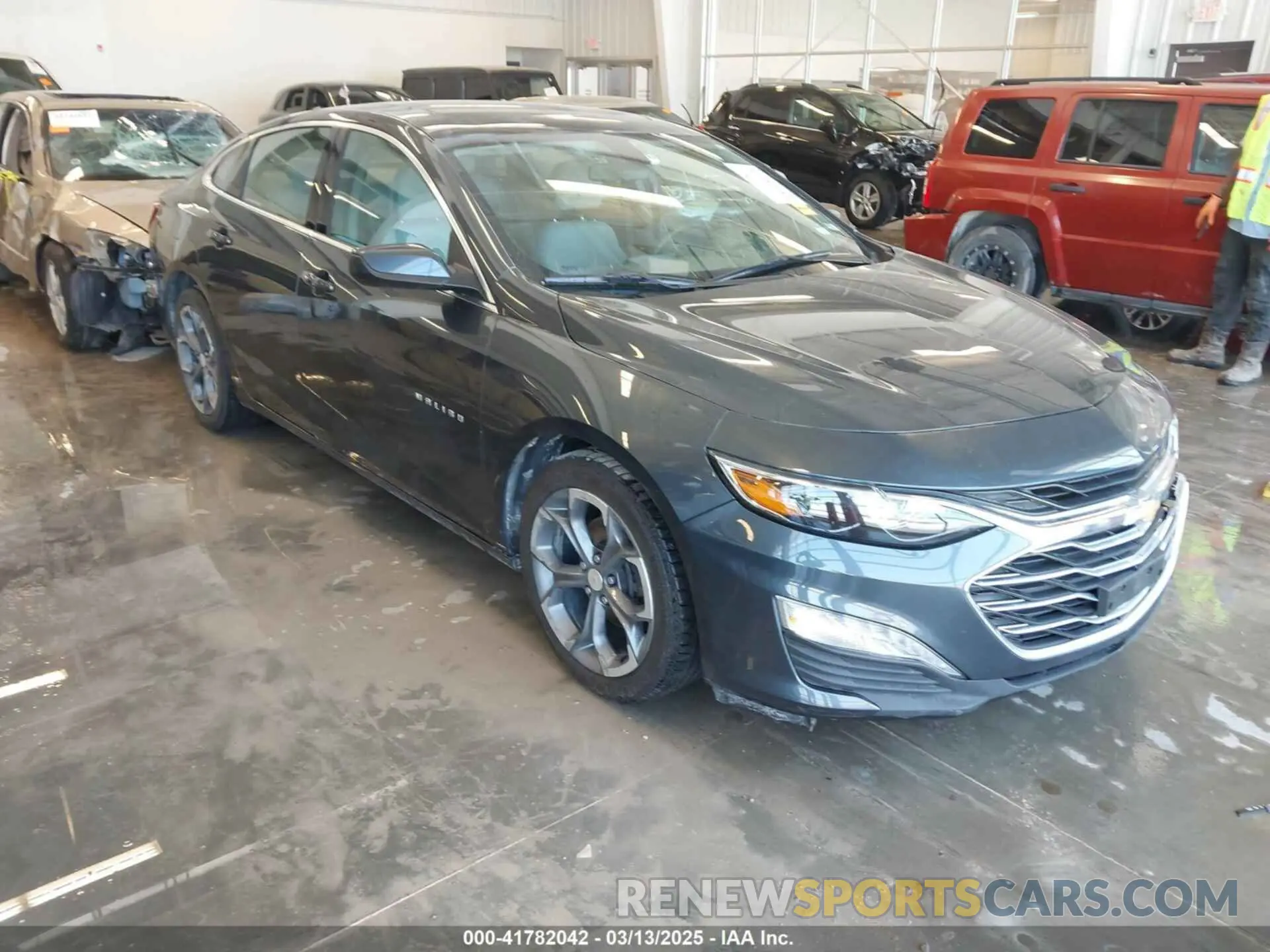 1 Photograph of a damaged car 1G1ZD5ST7MF008723 CHEVROLET MALIBU 2021