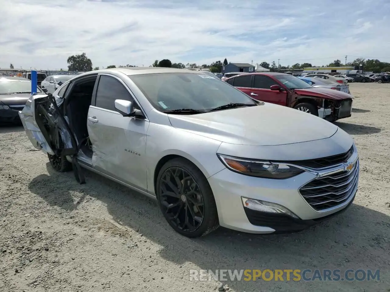 4 Photograph of a damaged car 1G1ZD5ST7MF012786 CHEVROLET MALIBU 2021