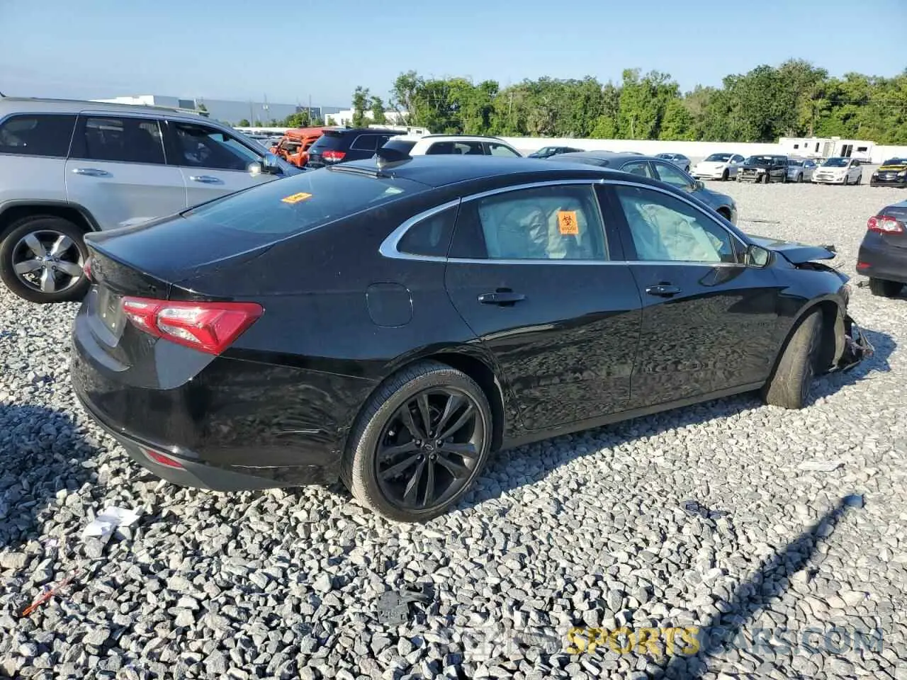 3 Photograph of a damaged car 1G1ZD5ST7MF019351 CHEVROLET MALIBU 2021