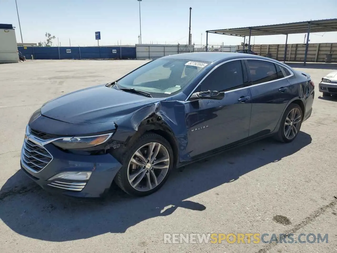 1 Photograph of a damaged car 1G1ZD5ST7MF028387 CHEVROLET MALIBU 2021