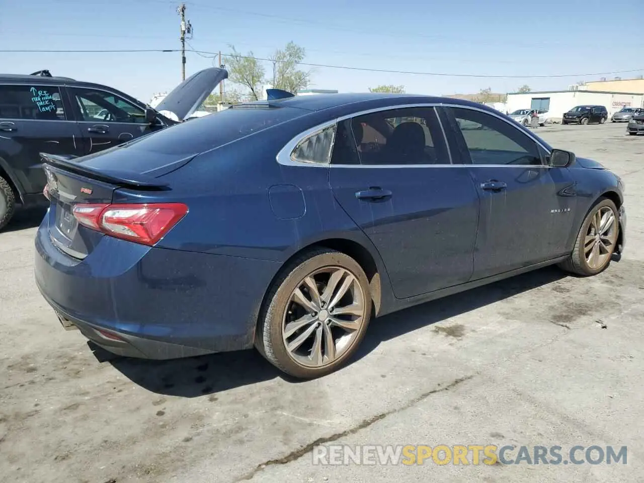 3 Photograph of a damaged car 1G1ZD5ST7MF028387 CHEVROLET MALIBU 2021