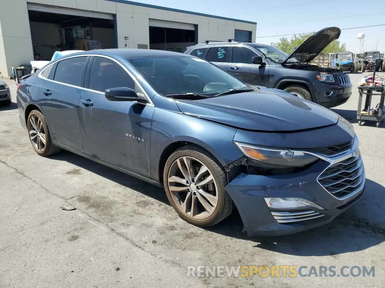 4 Photograph of a damaged car 1G1ZD5ST7MF028387 CHEVROLET MALIBU 2021