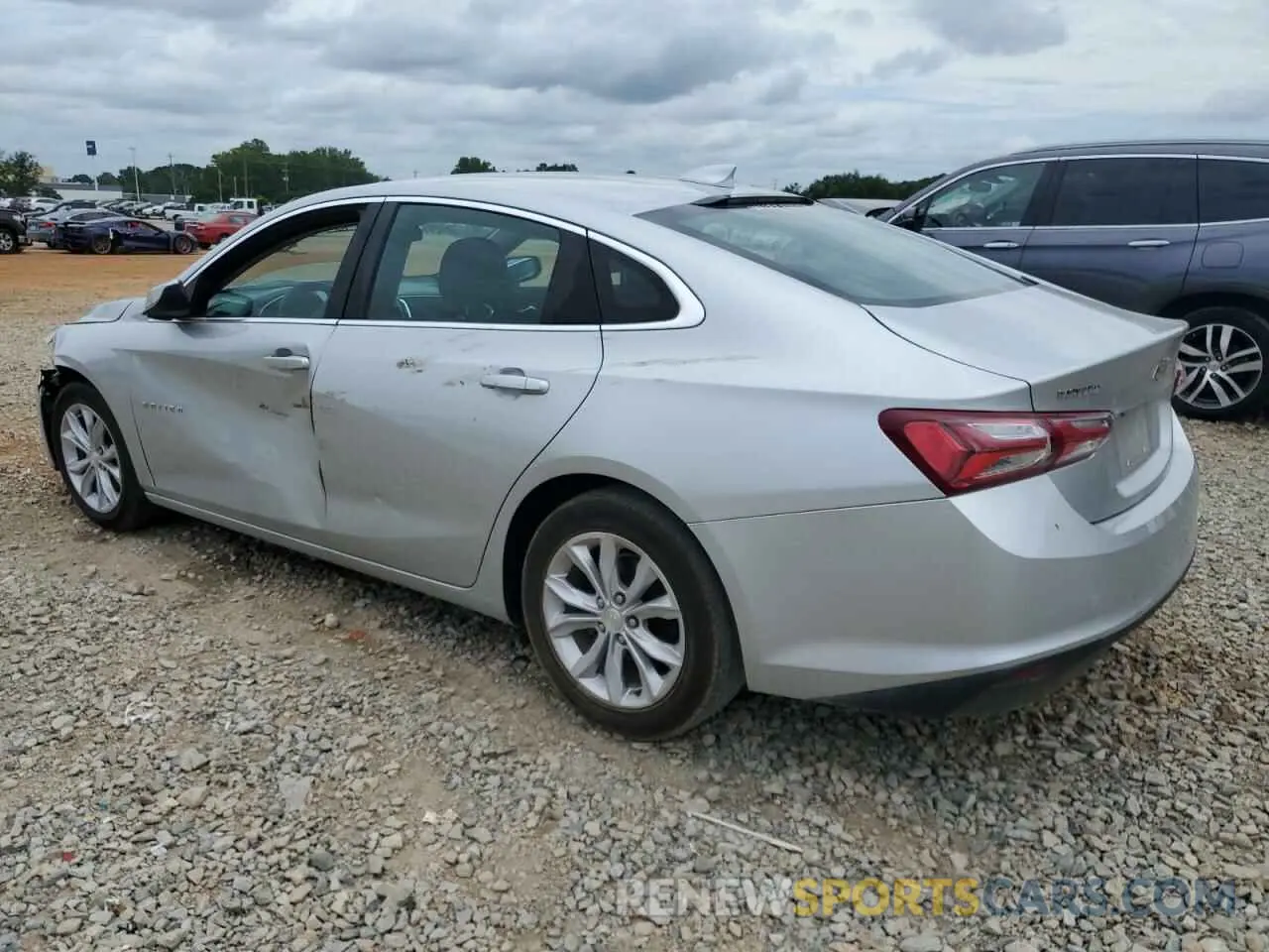 2 Photograph of a damaged car 1G1ZD5ST7MF028938 CHEVROLET MALIBU 2021