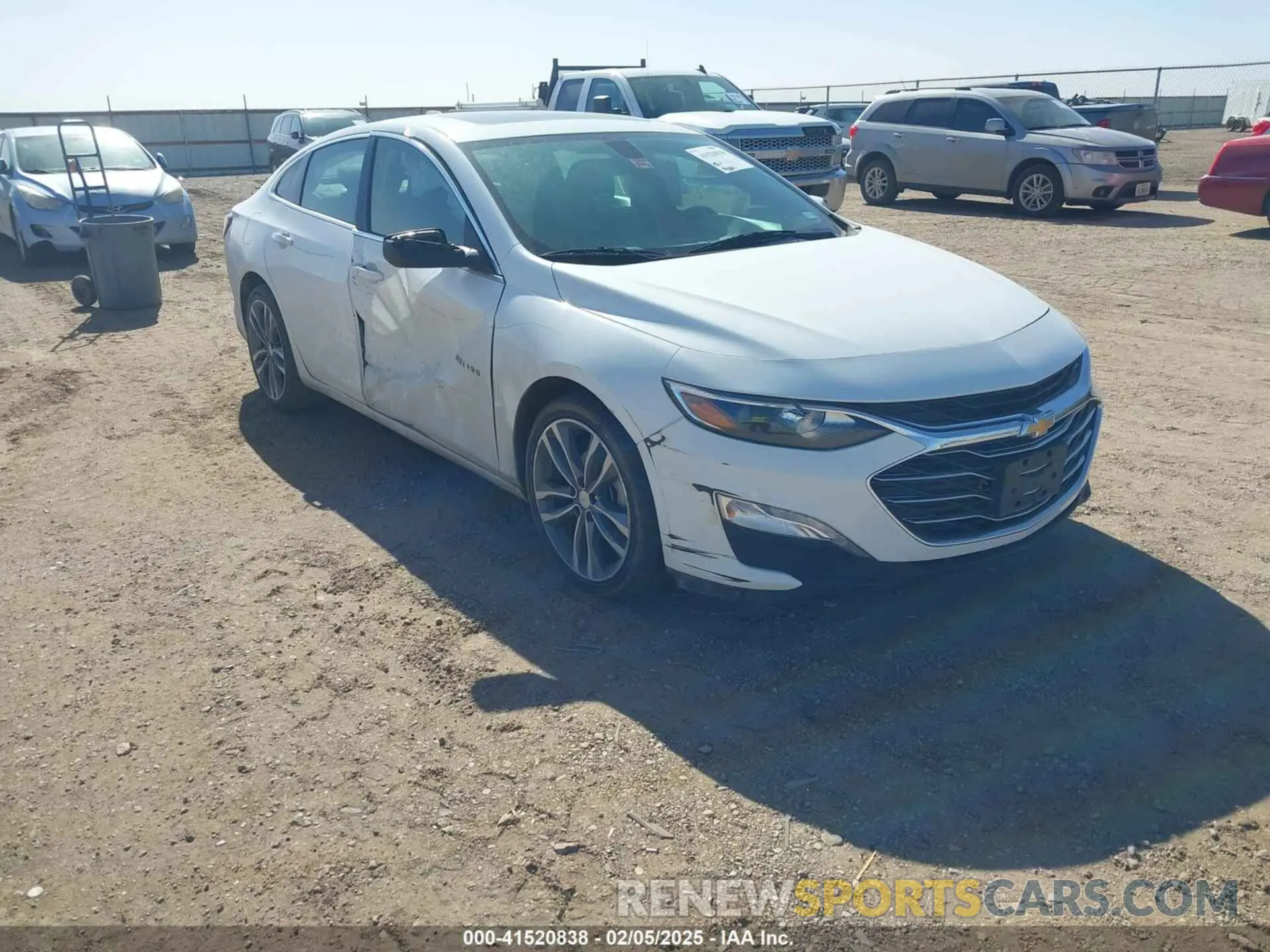 1 Photograph of a damaged car 1G1ZD5ST7MF029491 CHEVROLET MALIBU 2021