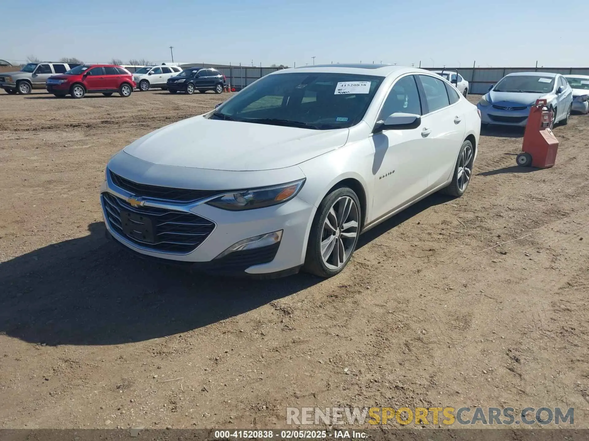 2 Photograph of a damaged car 1G1ZD5ST7MF029491 CHEVROLET MALIBU 2021