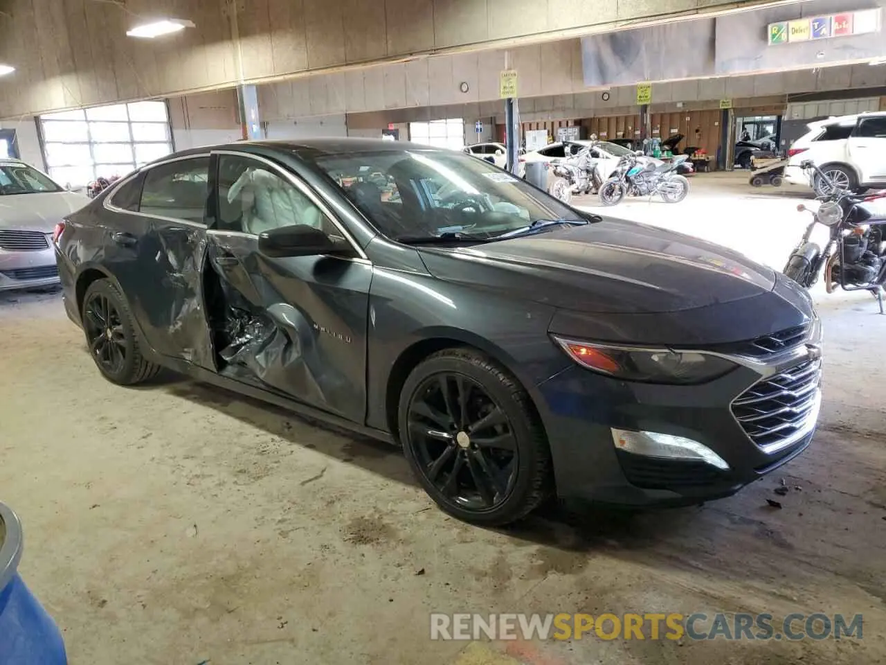 4 Photograph of a damaged car 1G1ZD5ST7MF034898 CHEVROLET MALIBU 2021