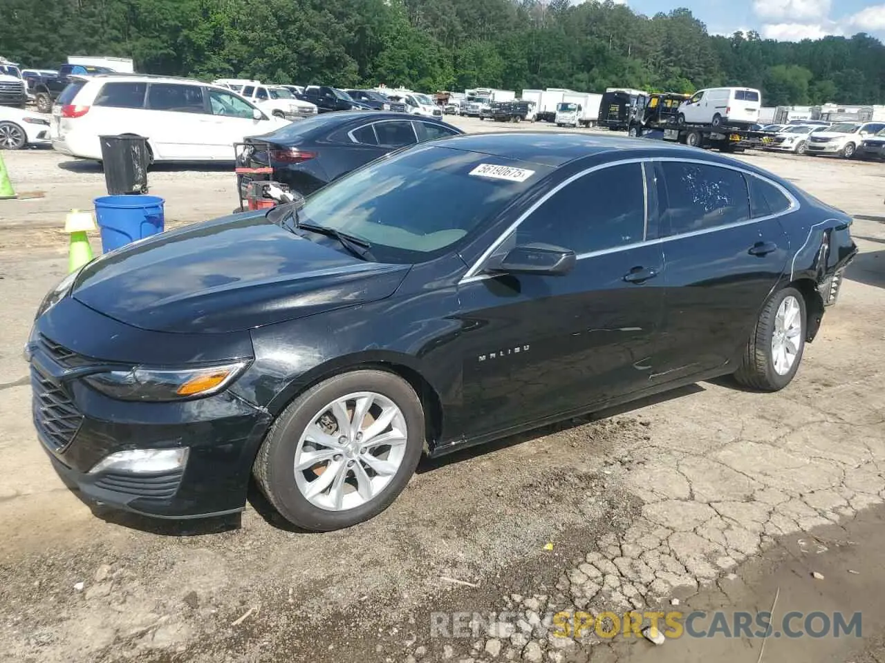 1 Photograph of a damaged car 1G1ZD5ST7MF037316 CHEVROLET MALIBU 2021