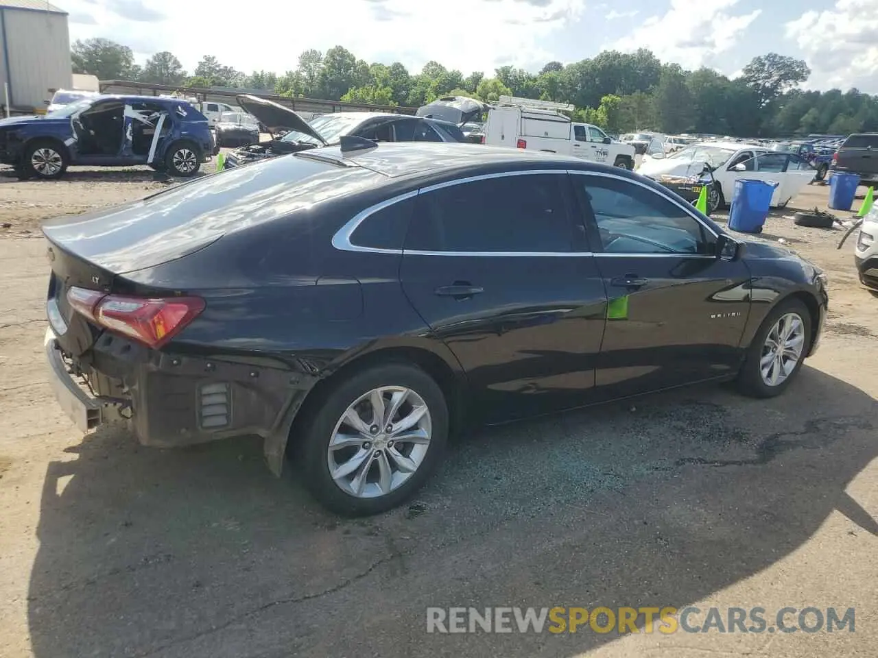 3 Photograph of a damaged car 1G1ZD5ST7MF037316 CHEVROLET MALIBU 2021