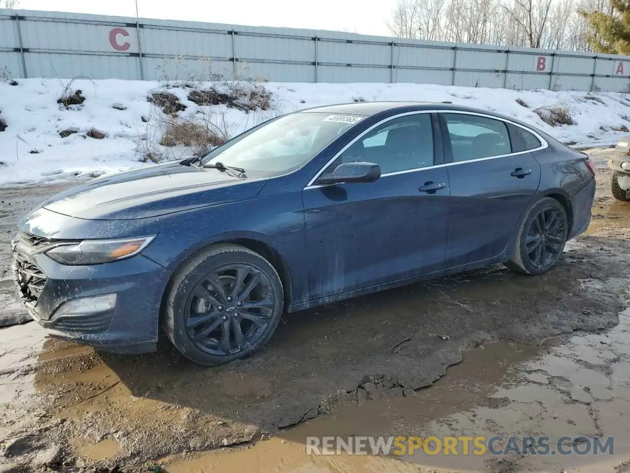 1 Photograph of a damaged car 1G1ZD5ST7MF052155 CHEVROLET MALIBU 2021
