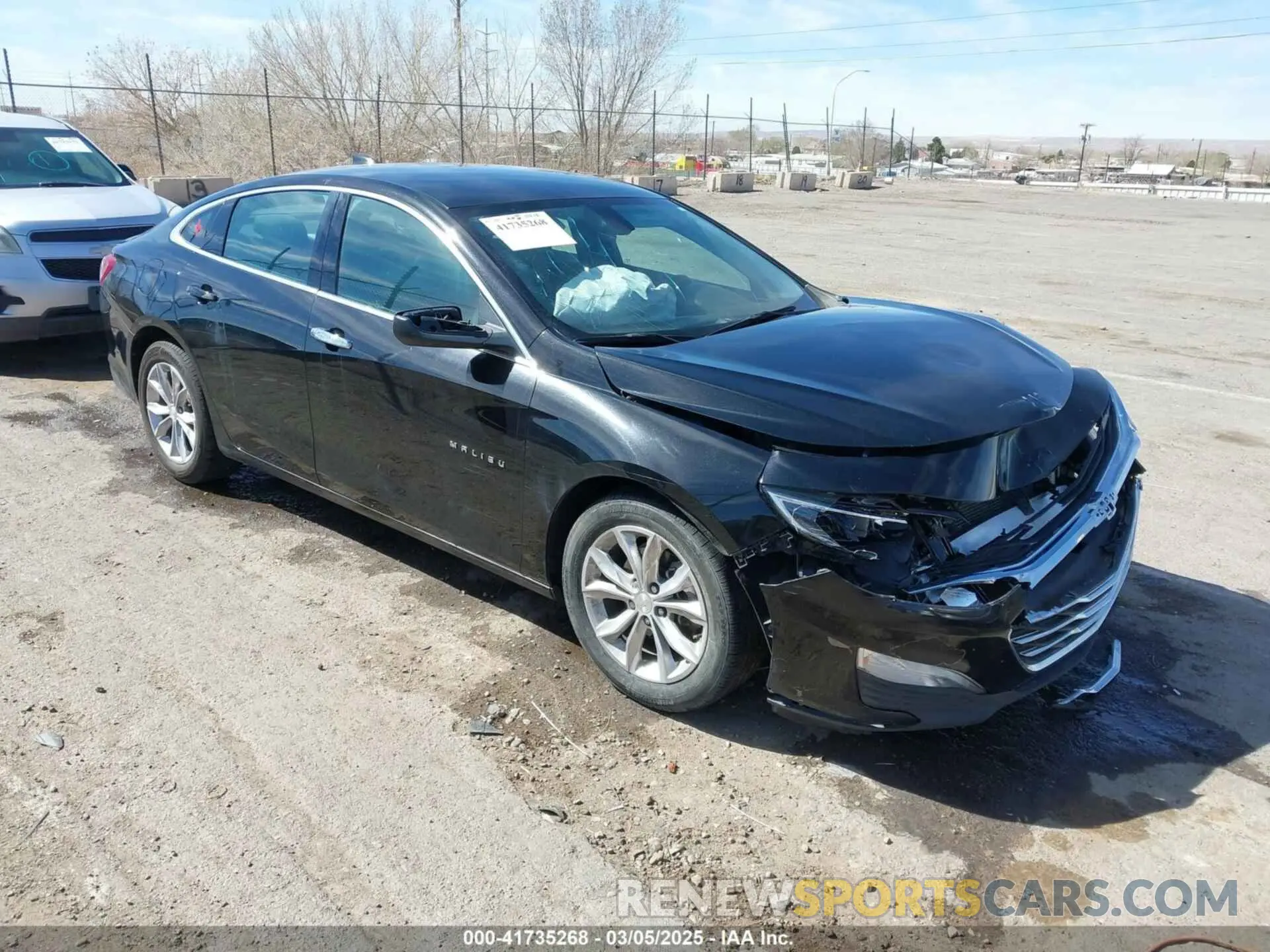 1 Photograph of a damaged car 1G1ZD5ST7MF065391 CHEVROLET MALIBU 2021
