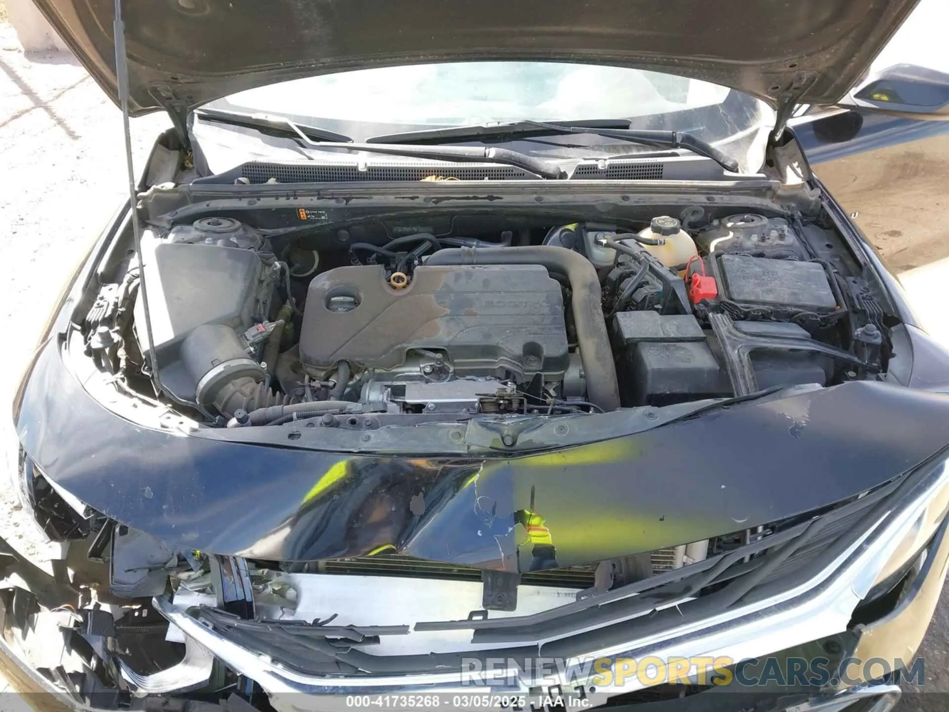 10 Photograph of a damaged car 1G1ZD5ST7MF065391 CHEVROLET MALIBU 2021
