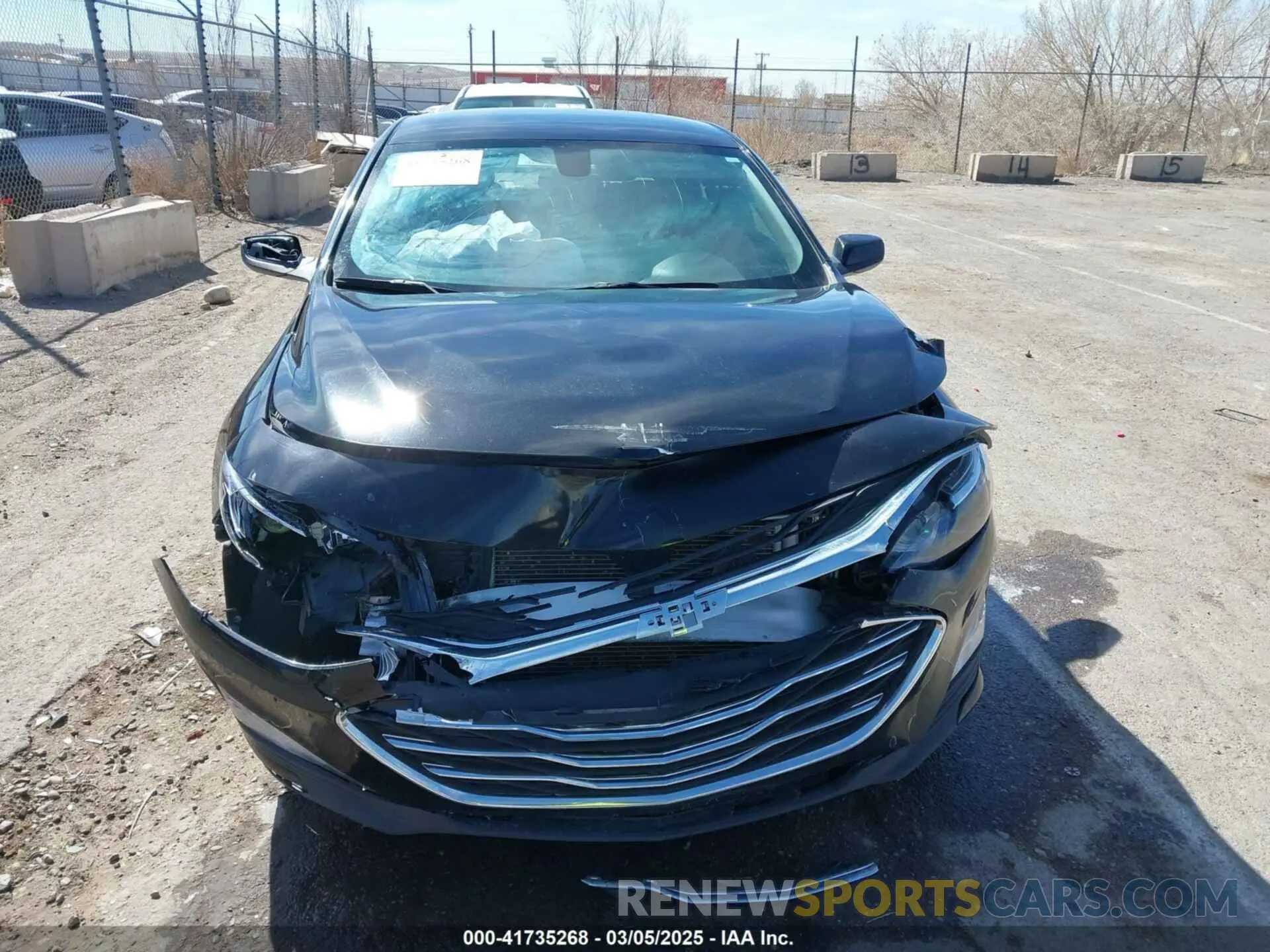12 Photograph of a damaged car 1G1ZD5ST7MF065391 CHEVROLET MALIBU 2021