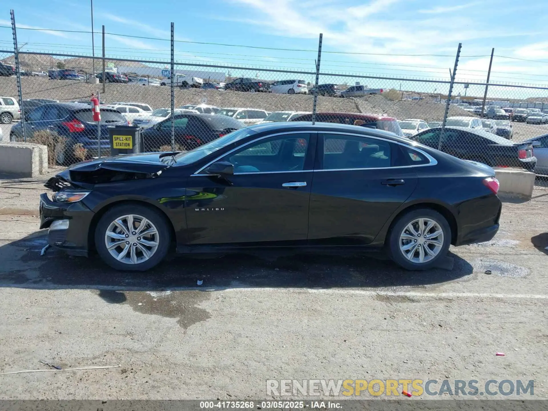 14 Photograph of a damaged car 1G1ZD5ST7MF065391 CHEVROLET MALIBU 2021