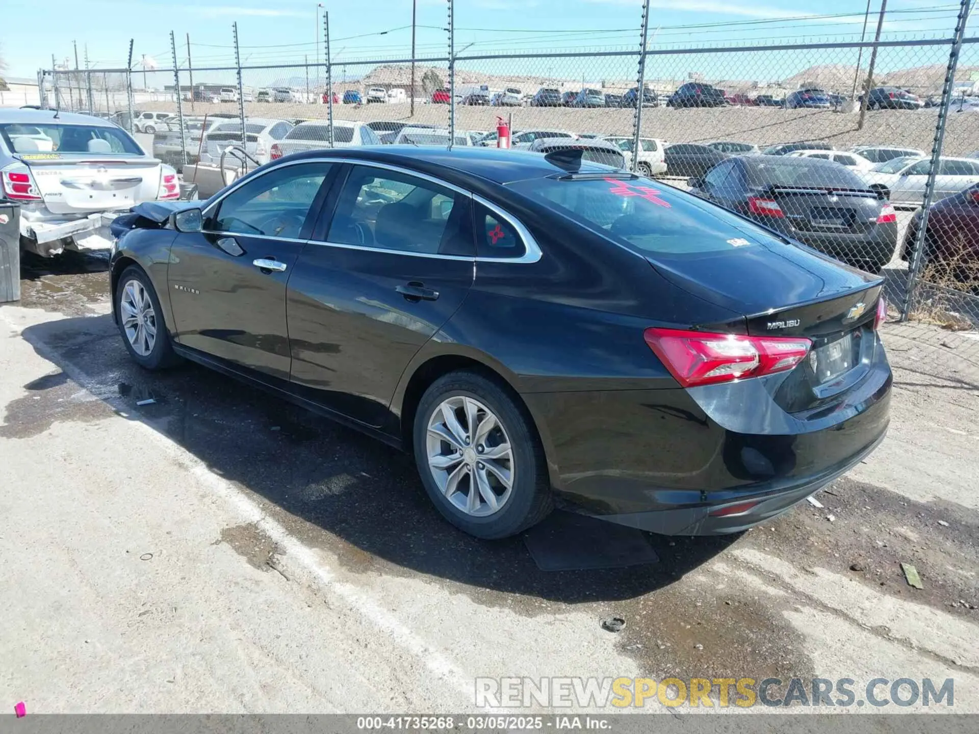 3 Photograph of a damaged car 1G1ZD5ST7MF065391 CHEVROLET MALIBU 2021