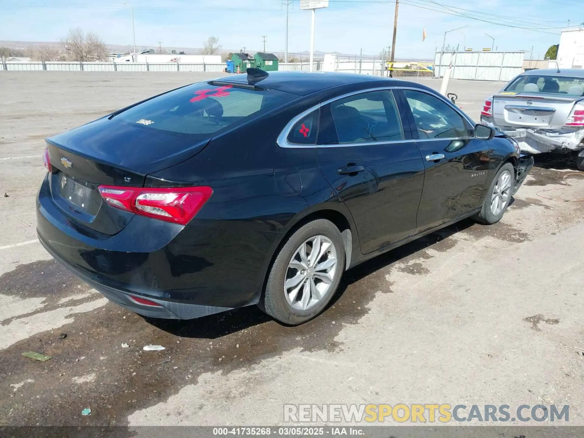4 Photograph of a damaged car 1G1ZD5ST7MF065391 CHEVROLET MALIBU 2021