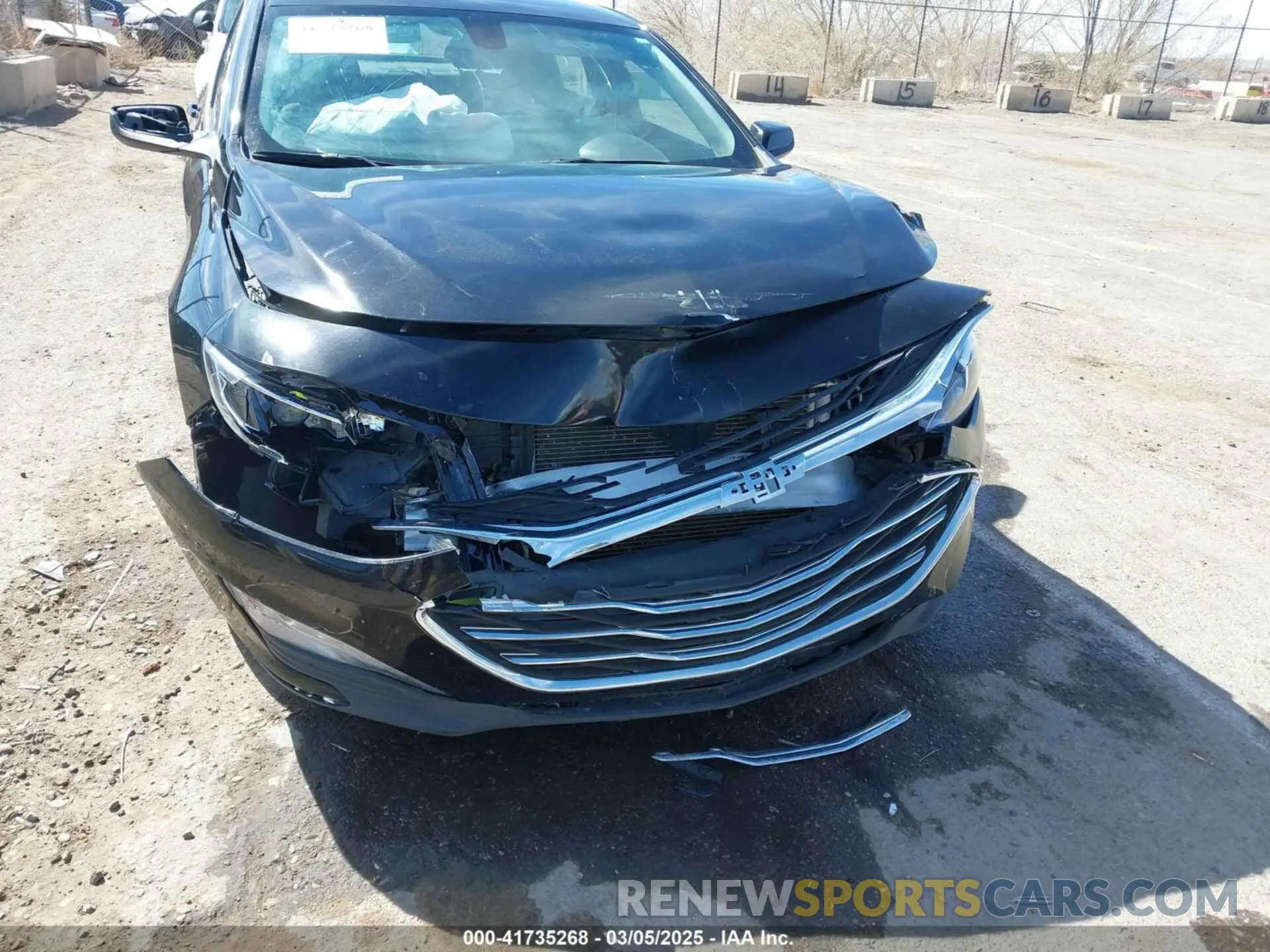 6 Photograph of a damaged car 1G1ZD5ST7MF065391 CHEVROLET MALIBU 2021