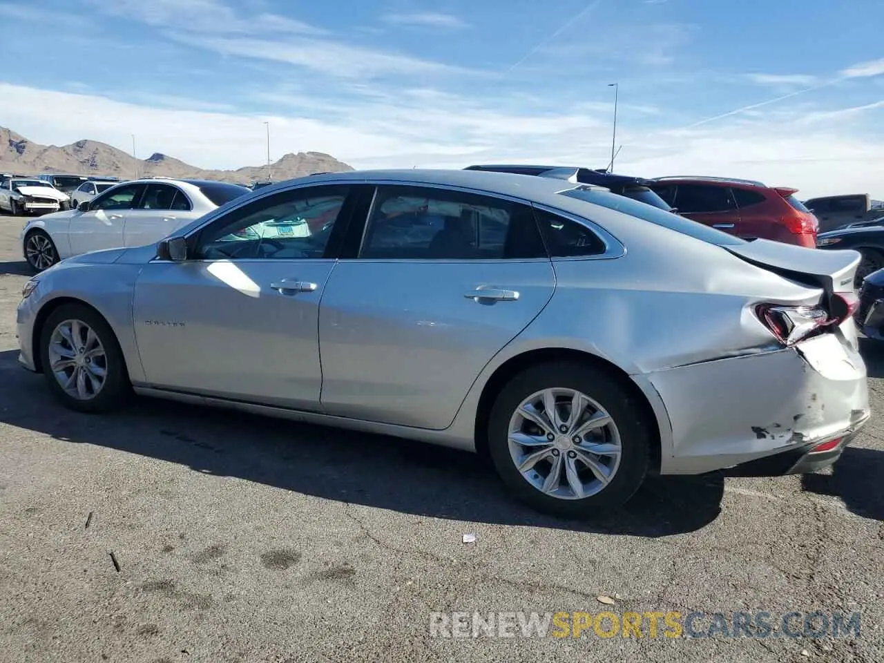 2 Photograph of a damaged car 1G1ZD5ST7MF069862 CHEVROLET MALIBU 2021