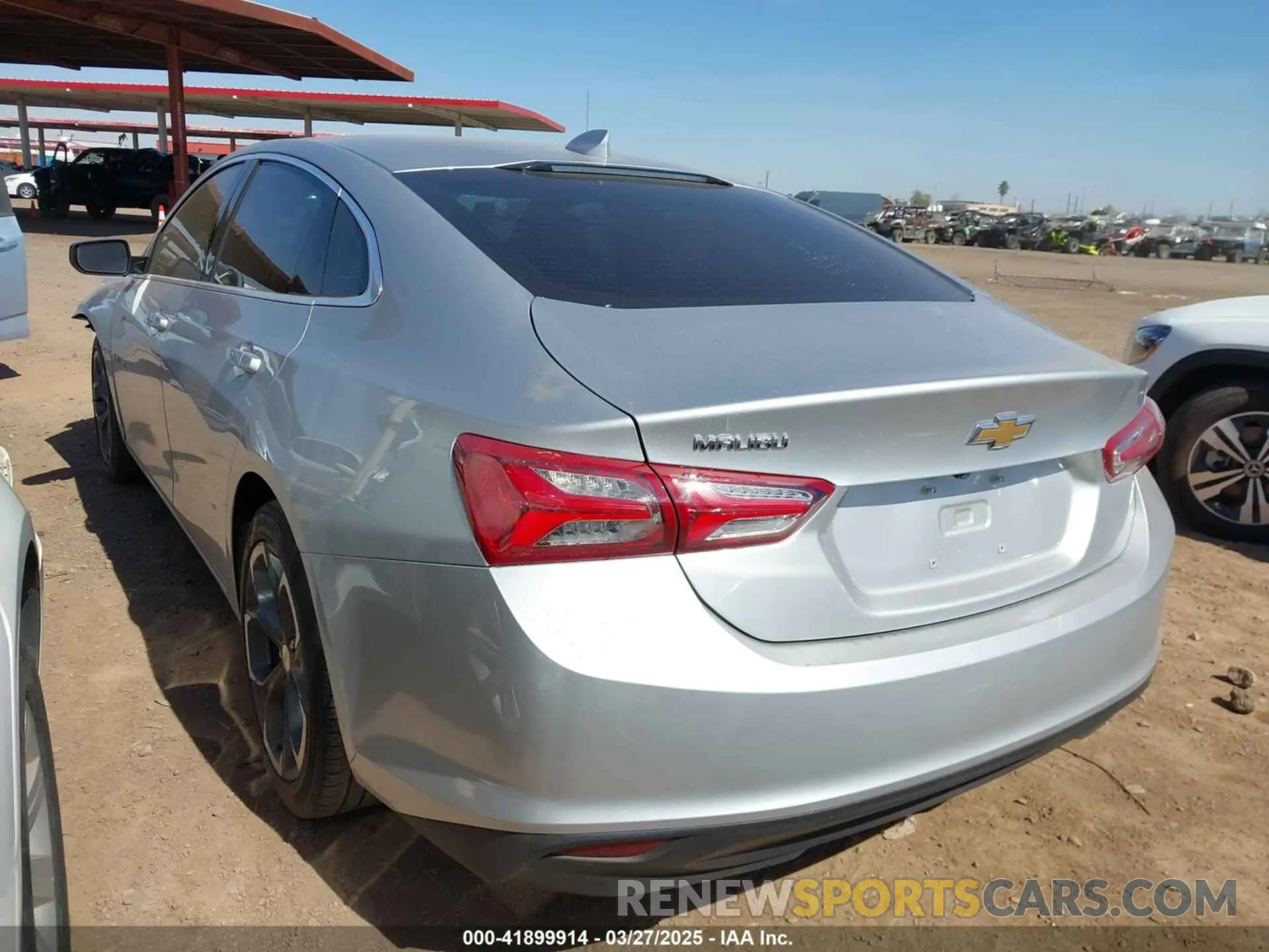 3 Photograph of a damaged car 1G1ZD5ST7MF074057 CHEVROLET MALIBU 2021