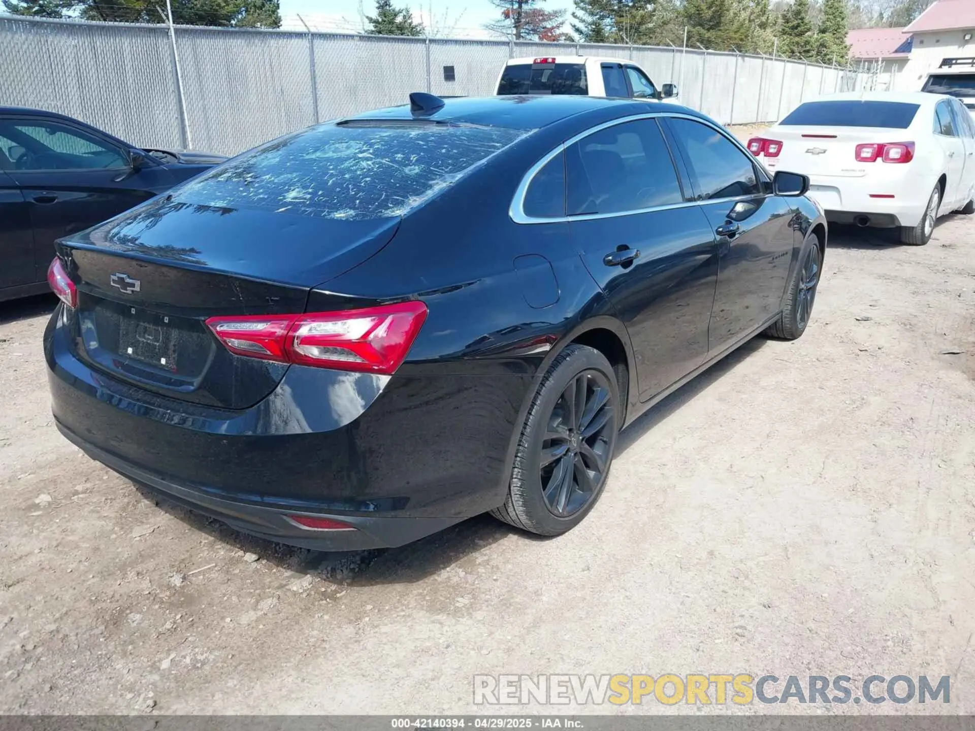 4 Photograph of a damaged car 1G1ZD5ST8MF003093 CHEVROLET MALIBU 2021