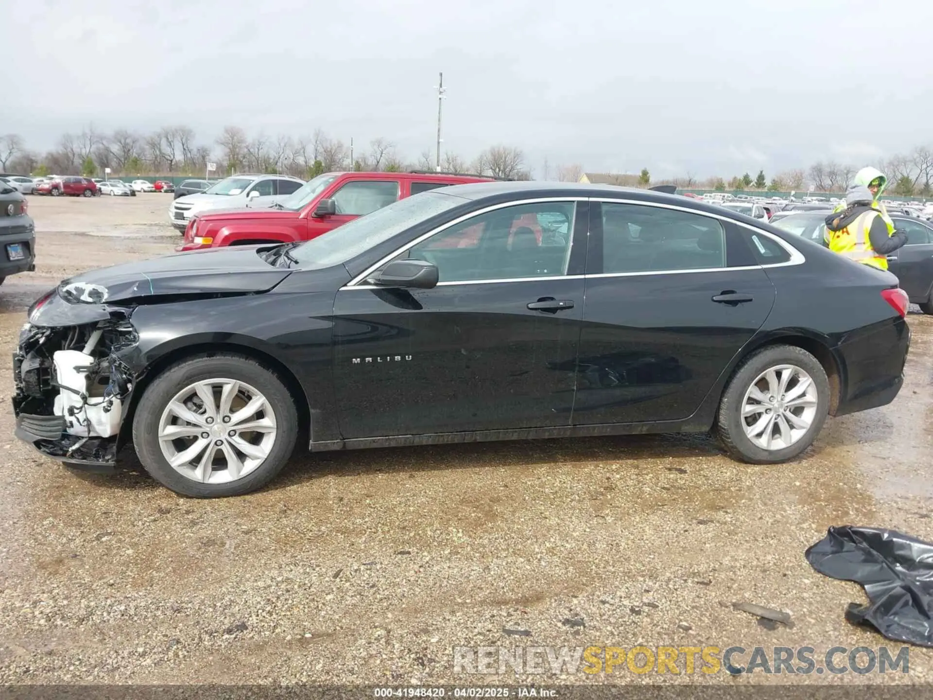 14 Photograph of a damaged car 1G1ZD5ST8MF003532 CHEVROLET MALIBU 2021