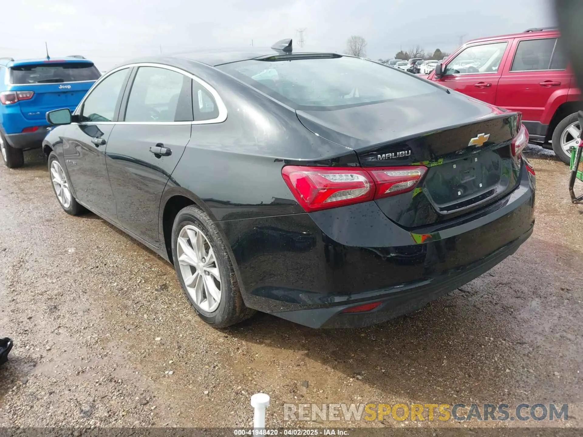 3 Photograph of a damaged car 1G1ZD5ST8MF003532 CHEVROLET MALIBU 2021