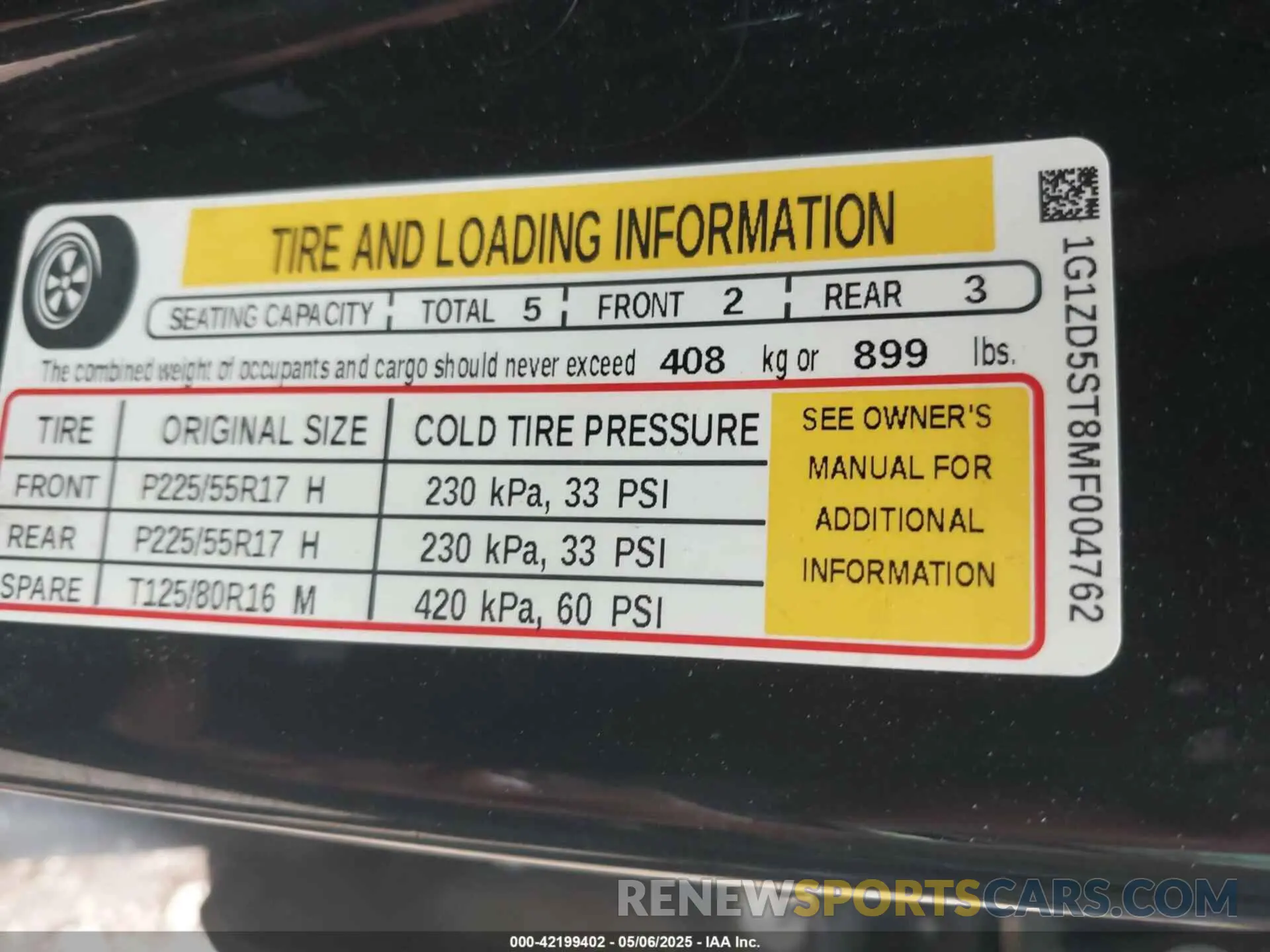 9 Photograph of a damaged car 1G1ZD5ST8MF004762 CHEVROLET MALIBU 2021