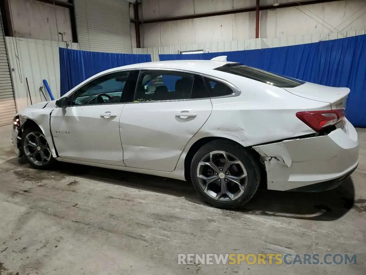 2 Photograph of a damaged car 1G1ZD5ST8MF020816 CHEVROLET MALIBU 2021