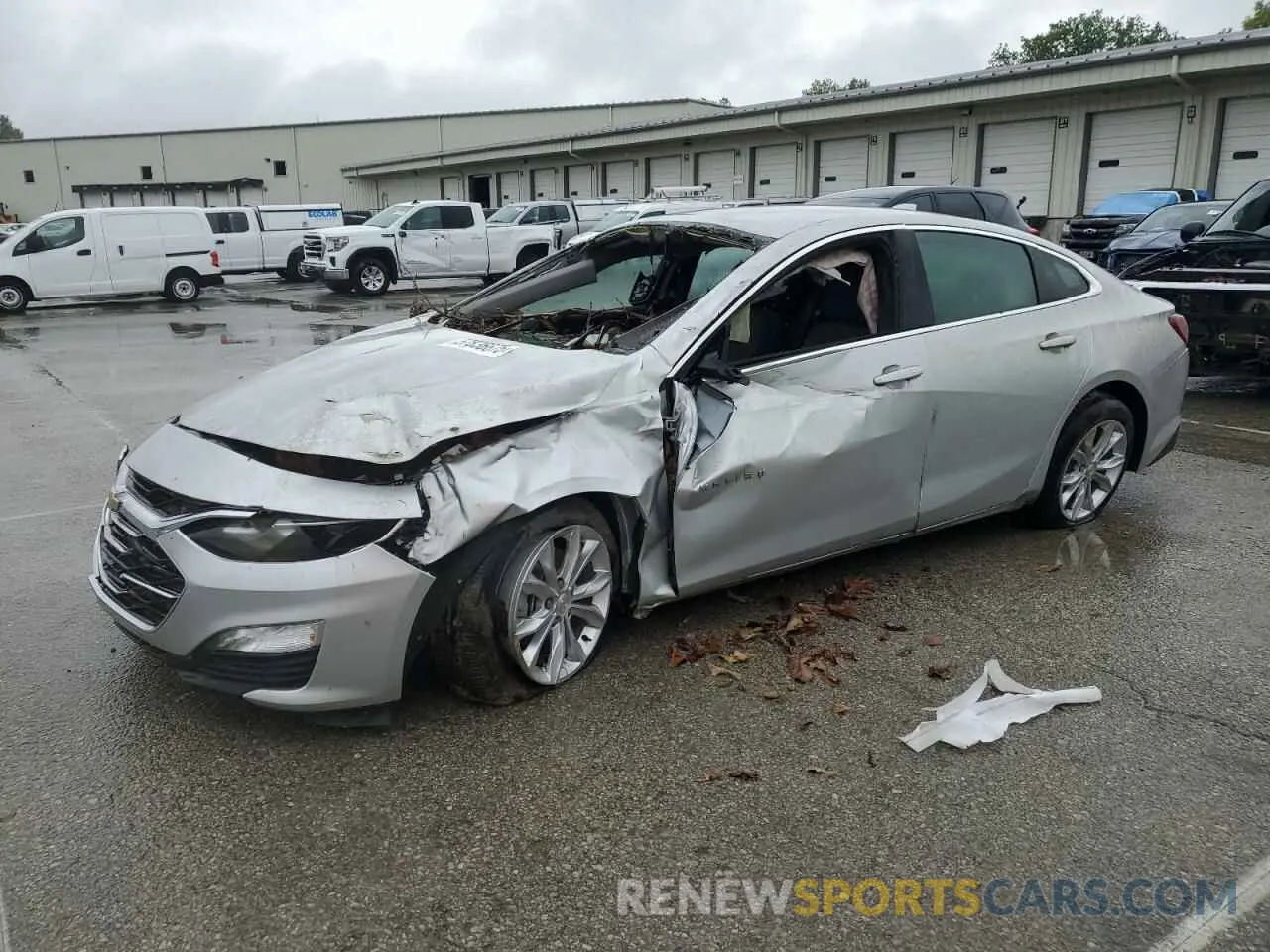1 Photograph of a damaged car 1G1ZD5ST8MF025143 CHEVROLET MALIBU 2021