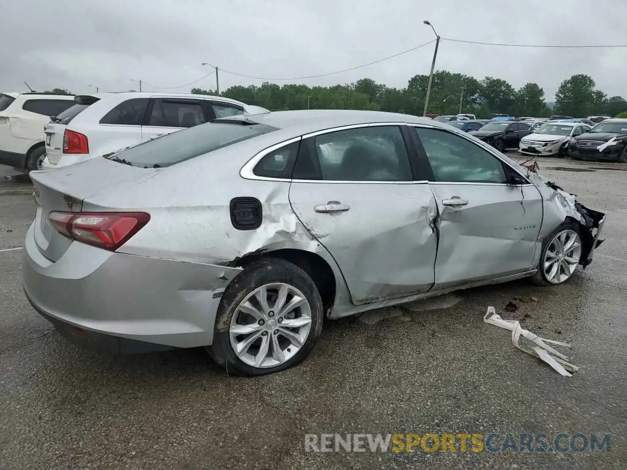 3 Photograph of a damaged car 1G1ZD5ST8MF025143 CHEVROLET MALIBU 2021