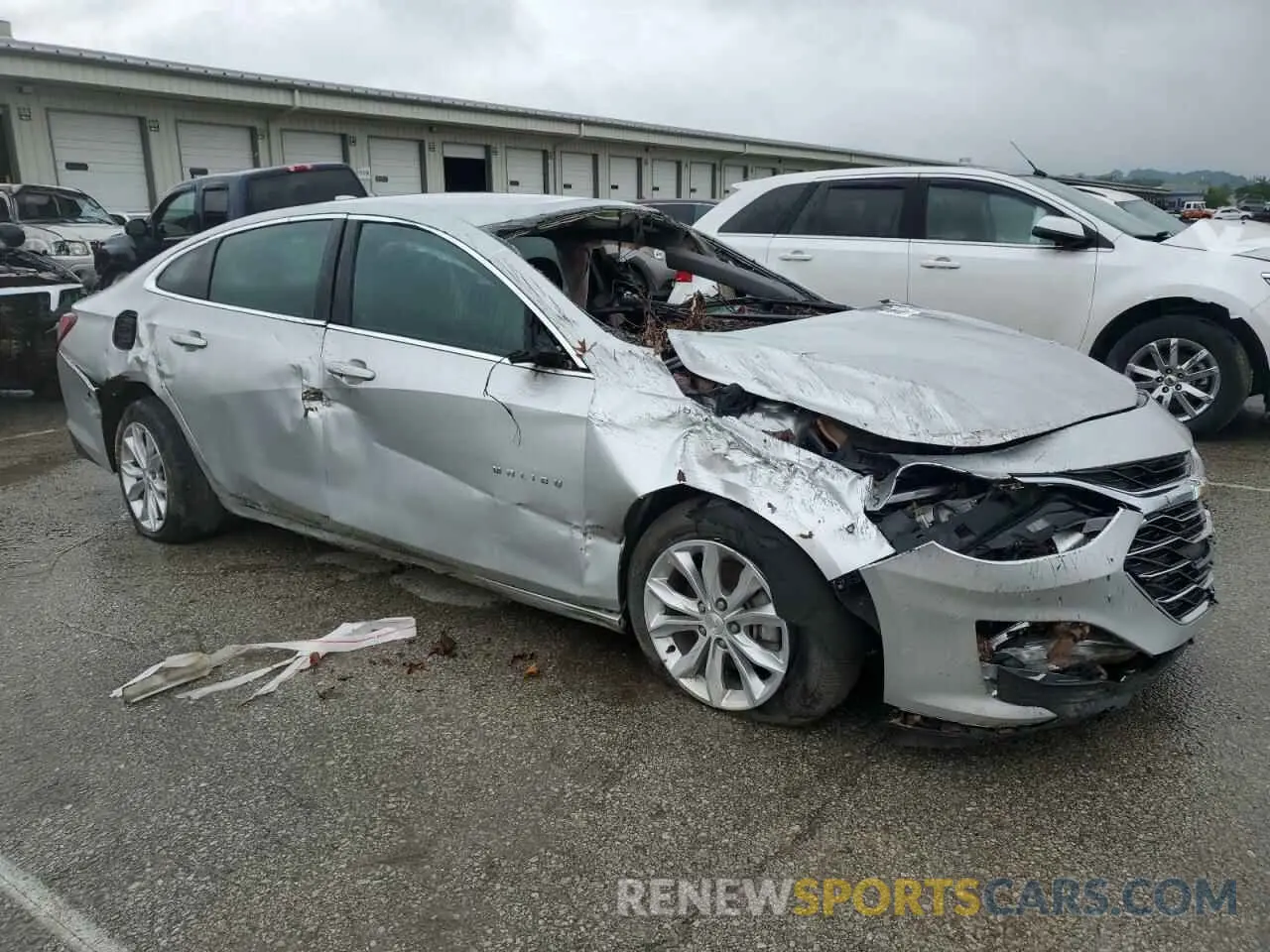 4 Photograph of a damaged car 1G1ZD5ST8MF025143 CHEVROLET MALIBU 2021