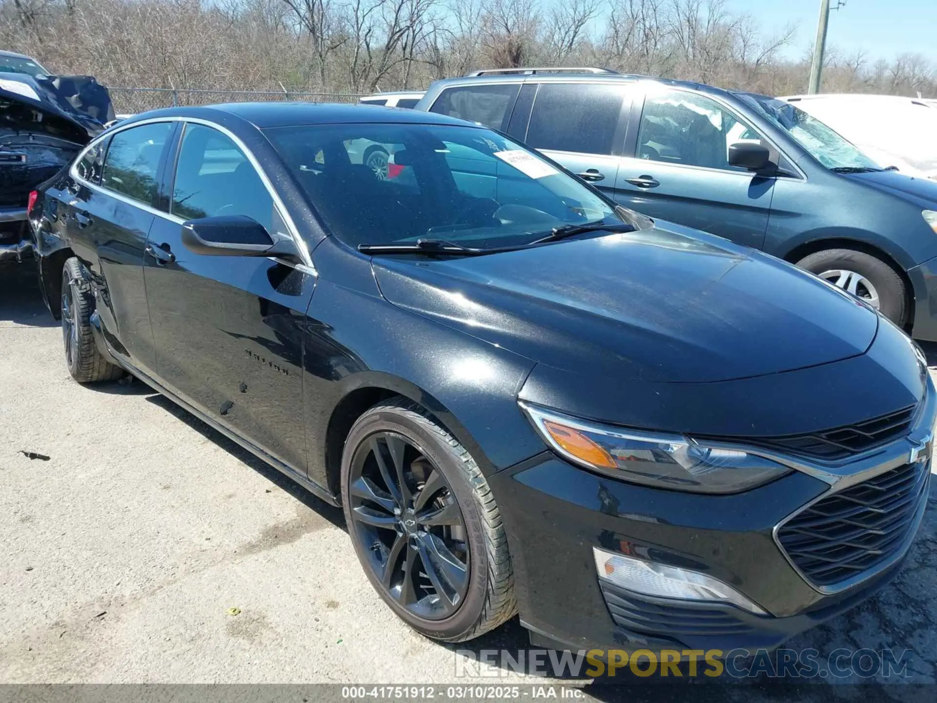 1 Photograph of a damaged car 1G1ZD5ST8MF025255 CHEVROLET MALIBU 2021