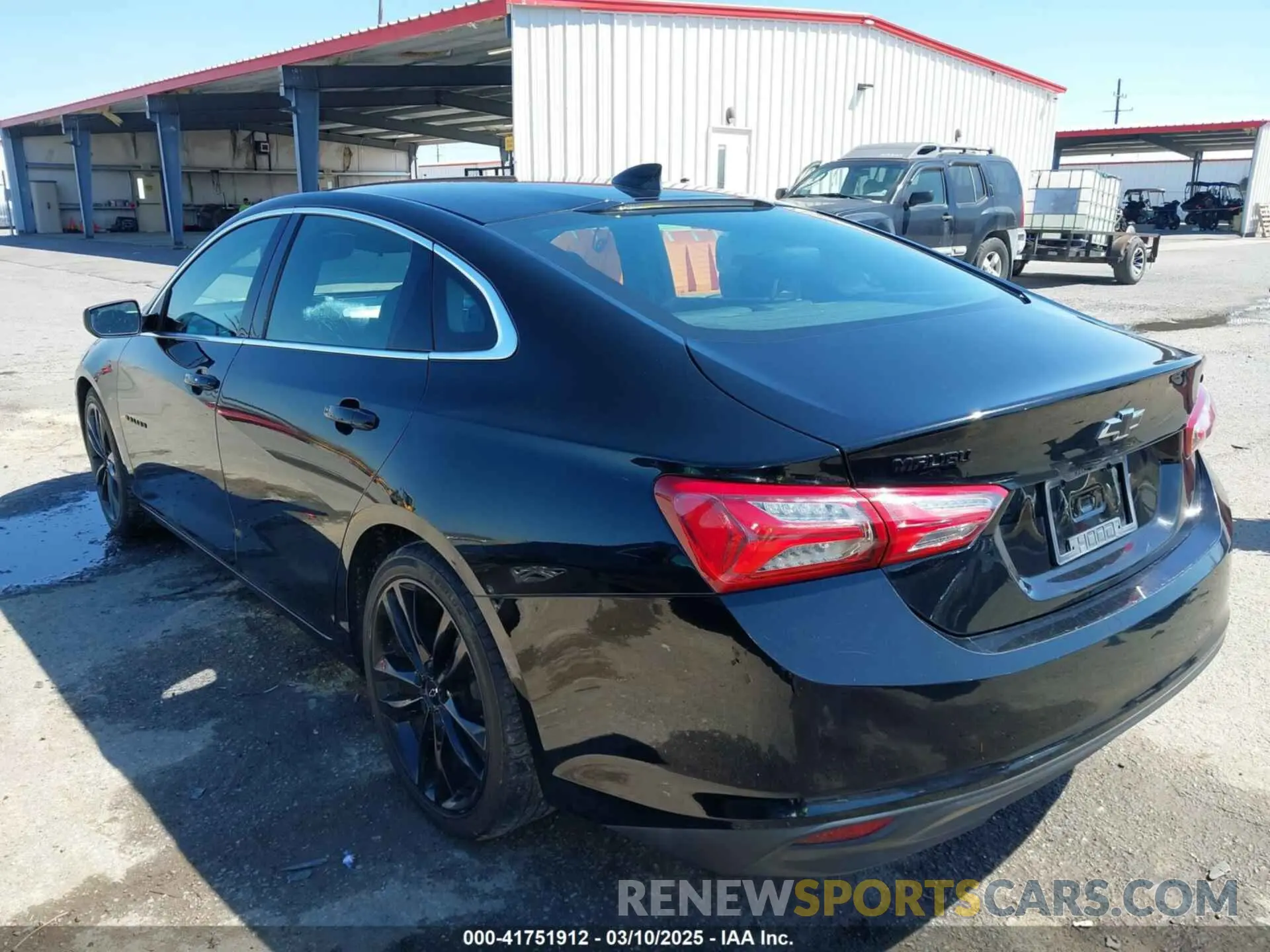 3 Photograph of a damaged car 1G1ZD5ST8MF025255 CHEVROLET MALIBU 2021