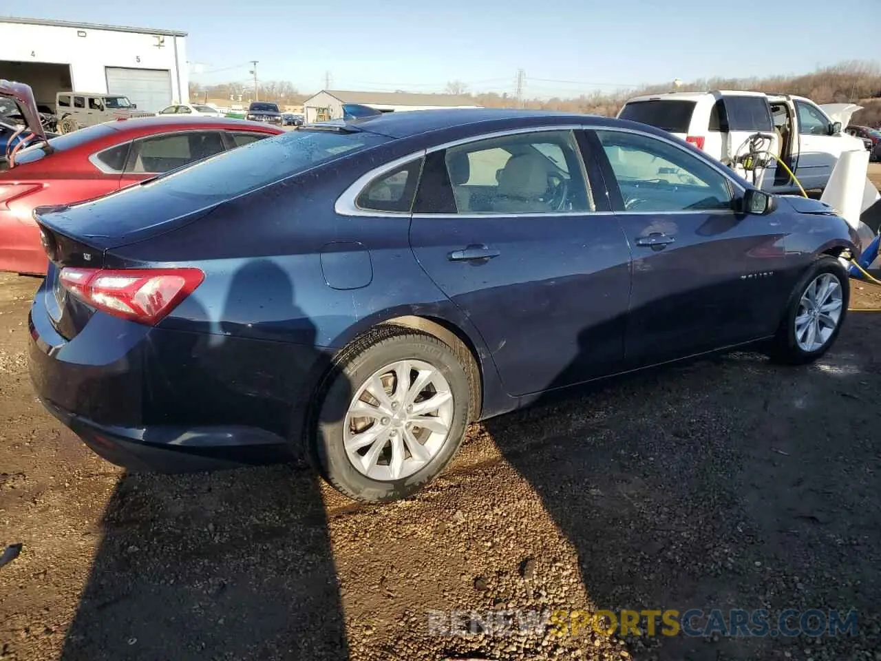 3 Photograph of a damaged car 1G1ZD5ST8MF026678 CHEVROLET MALIBU 2021